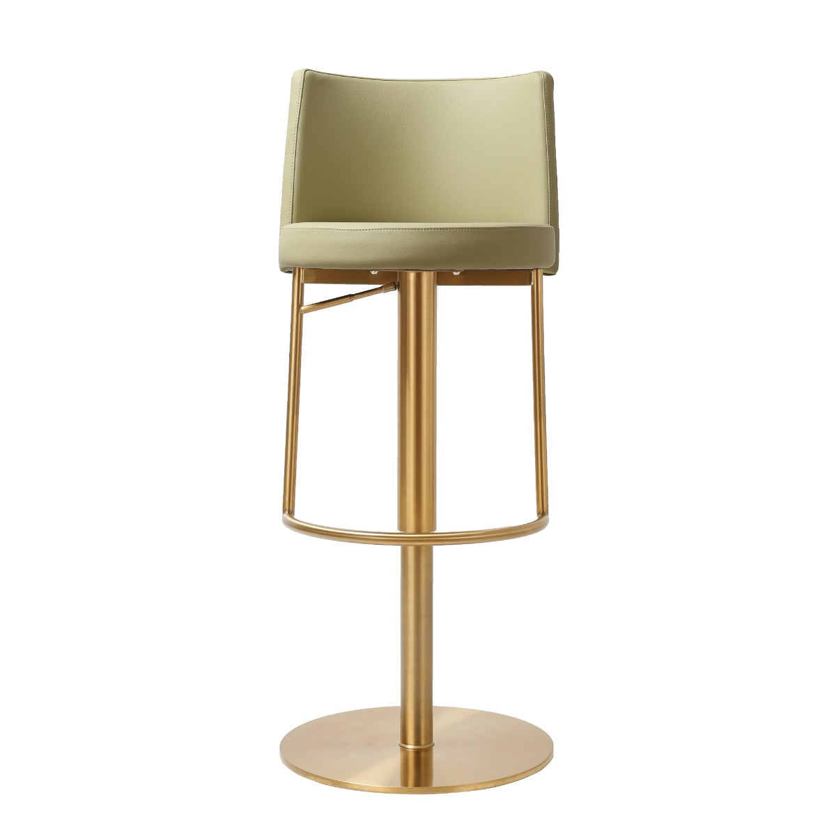Vogue barstool Gold Pistachio PU