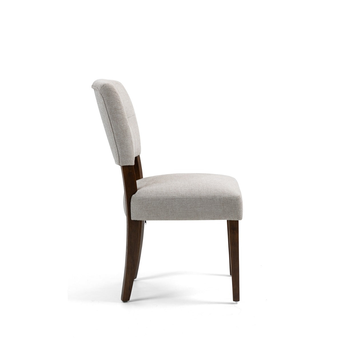 Oakridge Dining Chair -  Beige Fabric Dark Oak