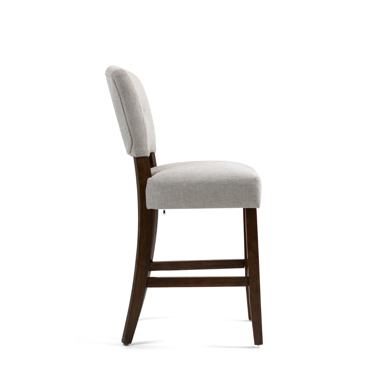 Oakridge Counter Stool - Beige Fabric Dark Oak