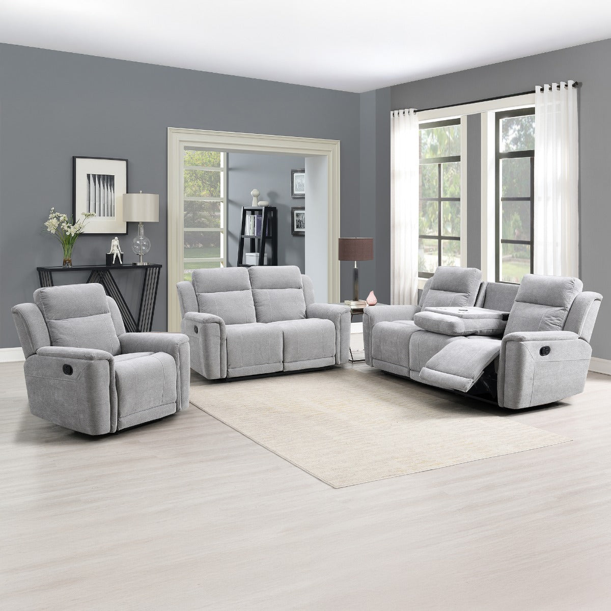 Somerton 3+1+1 Light Grey