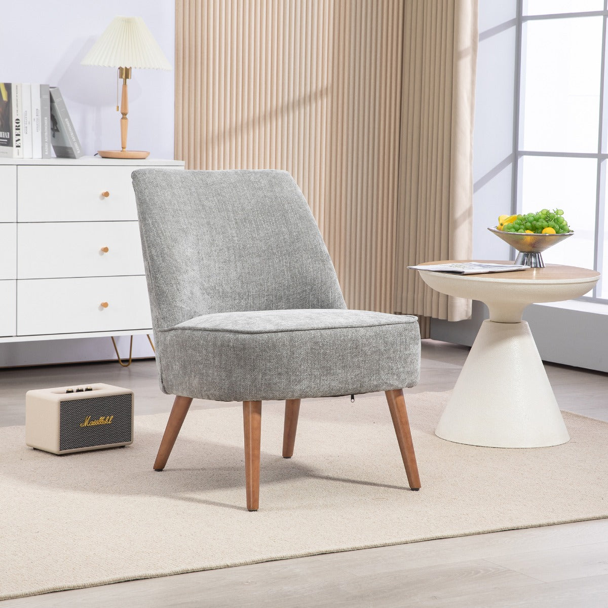 Reagan Bedroom Chair - Grey