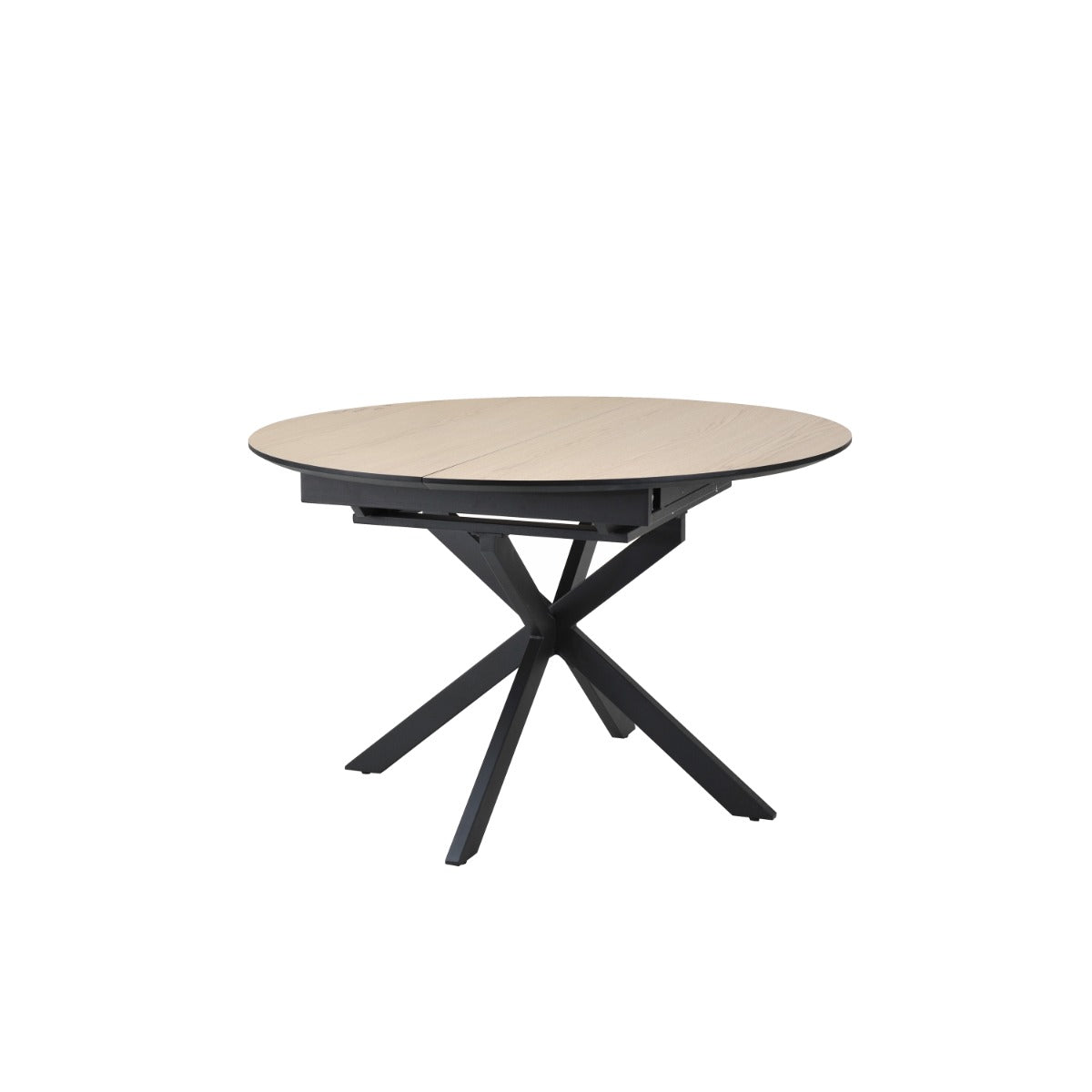 Infiniti 120-160cm Ext. Round Dining Table Dune Oak