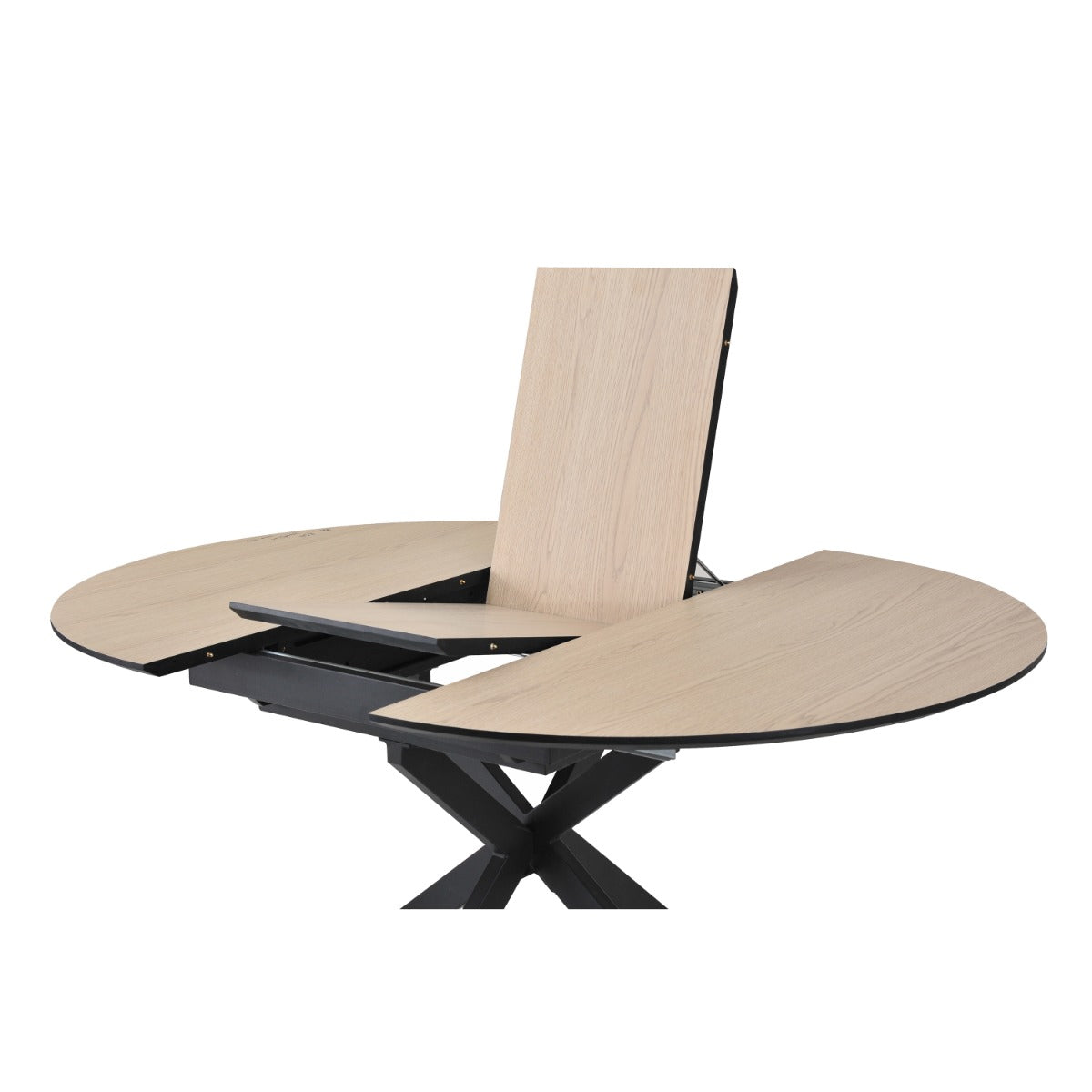 Infiniti 120-160cm Ext. Round Dining Table Dune Oak