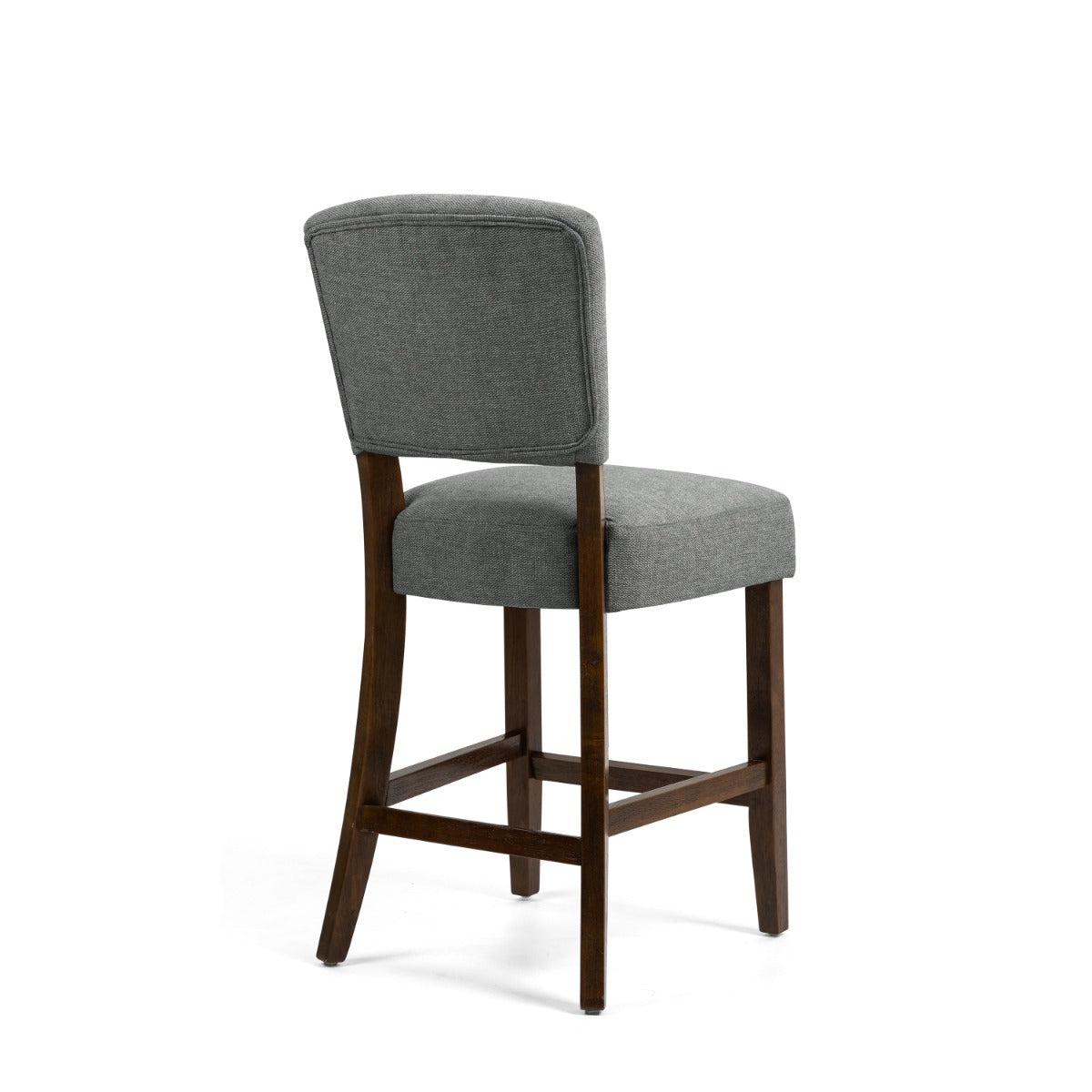 Oakridge Counter Stool - Grey Fabric Dark Oak