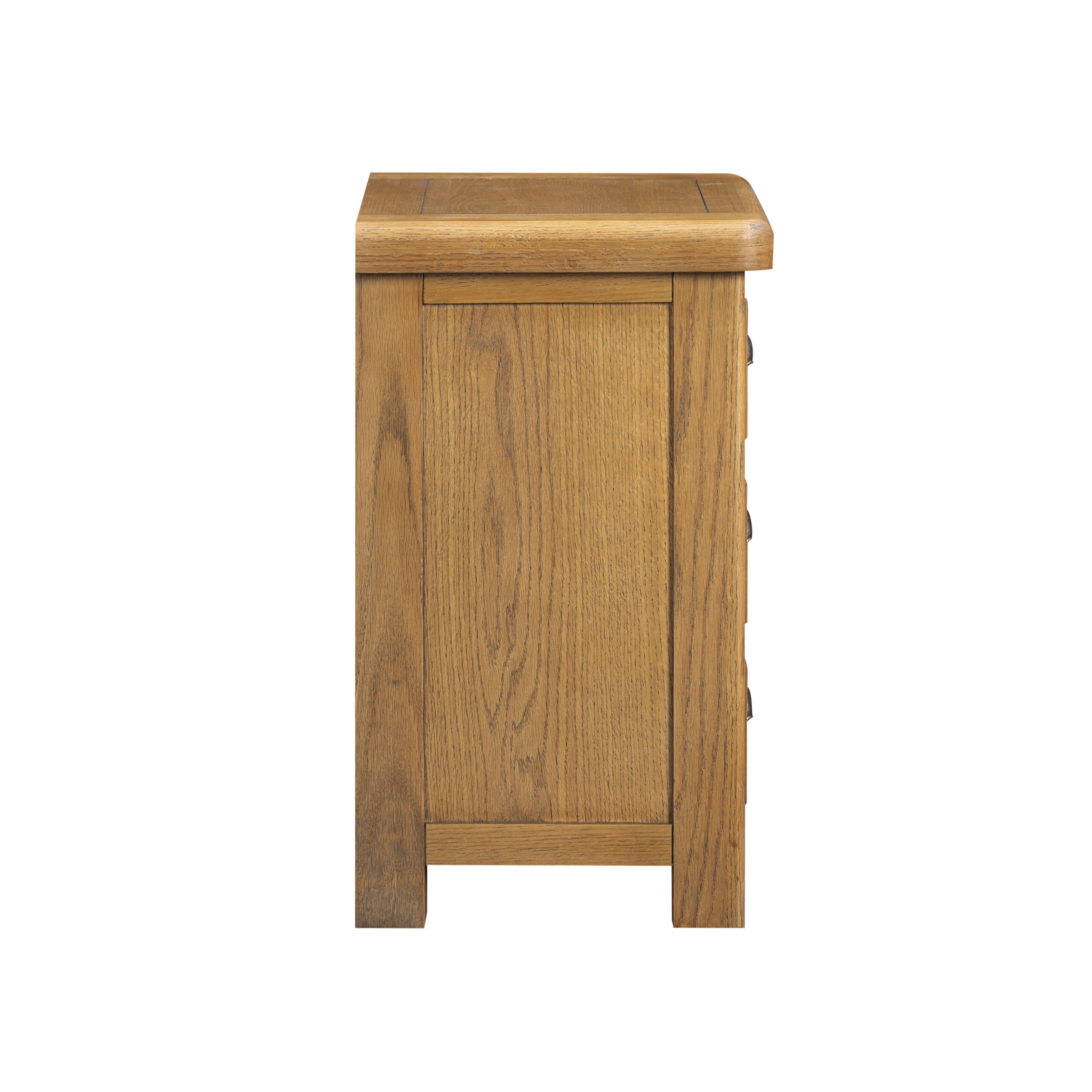 Dorchester Oak 3 Drawer Bedside Table