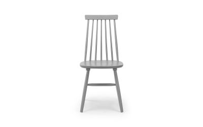Alassio Spindle Back Dining Chair - Grey | Classic Style Meets Contemporary Charm (Free Nationwide Delivery in 3-5 Weeks)