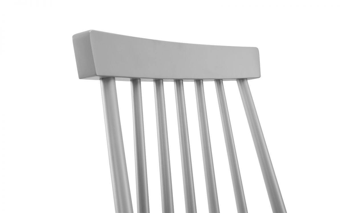 Alassio Spindle Back Dining Chair - Grey | Classic Style Meets Contemporary Charm (Free Nationwide Delivery in 3-5 Weeks)