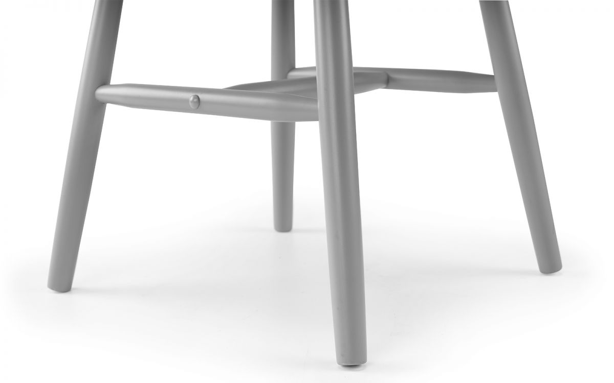 Alassio Spindle Back Dining Chair - Grey | Classic Style Meets Contemporary Charm (Free Nationwide Delivery in 3-5 Weeks)