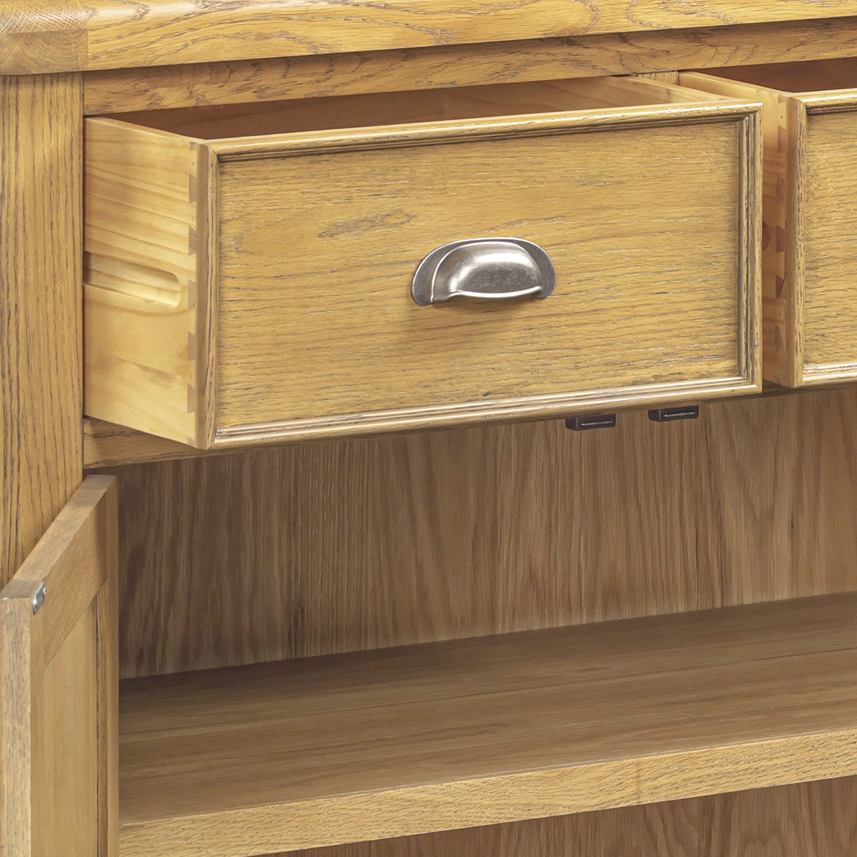 Dorchester Oak 2 Door Sideboard