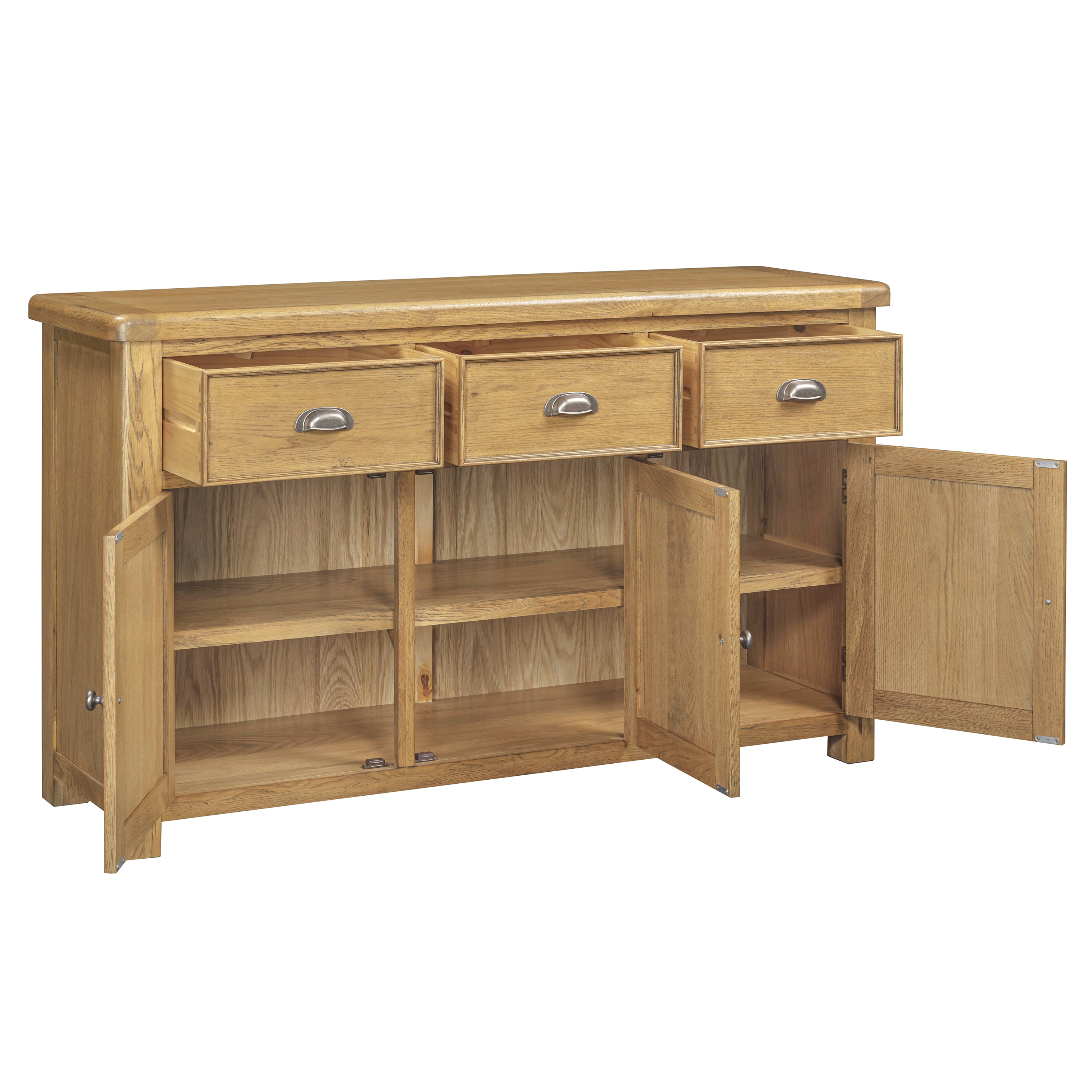 Dorchester Oak 3 Door Sideboard