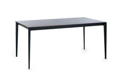Miami Rectangular Stone Top Dining Table - Slate Grey | Luxury Dining Furniture