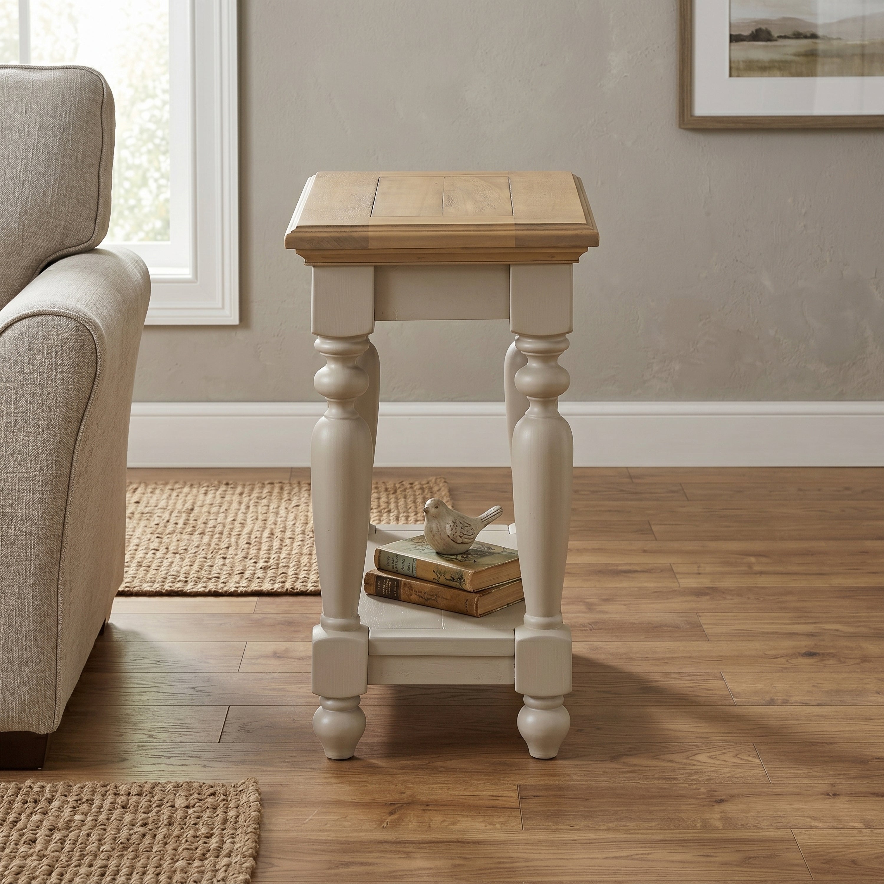 Chateau Painted Sofa SideTable