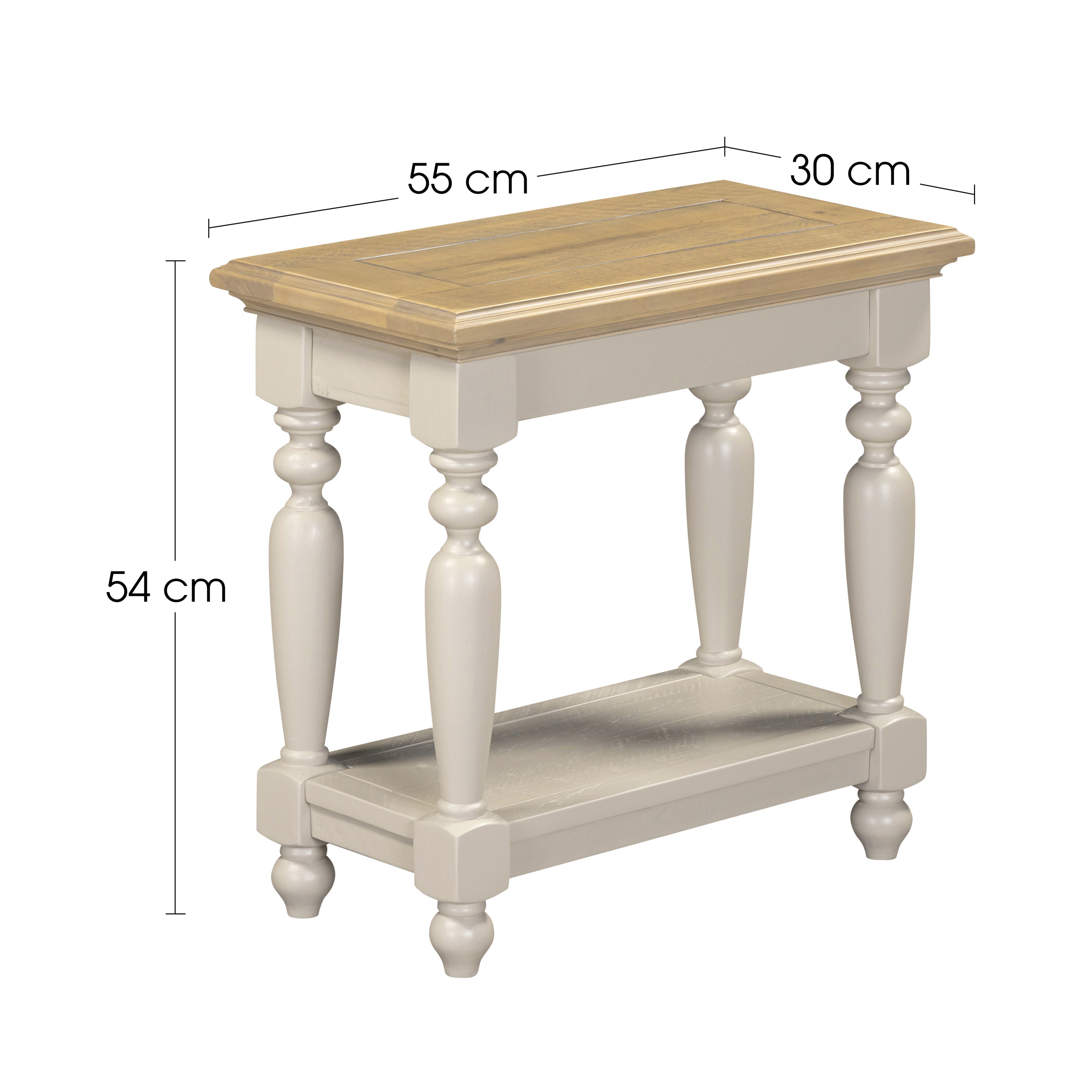 Chateau Painted Sofa SideTable