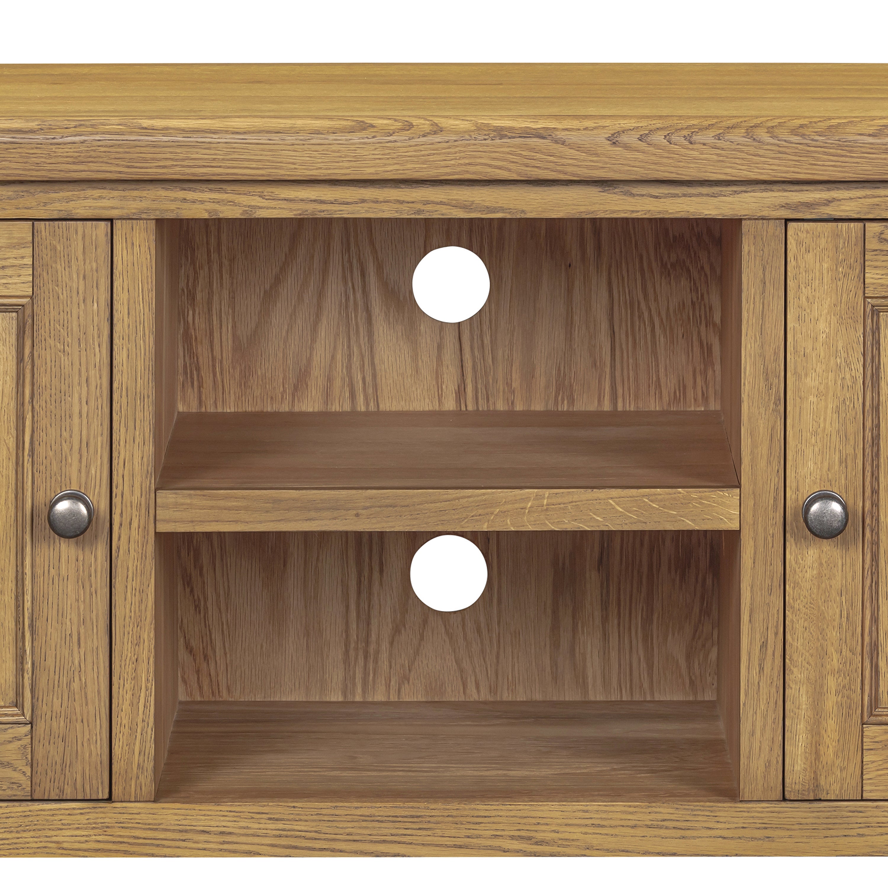Dorchester Oak Medium TV Unit with 2 doors