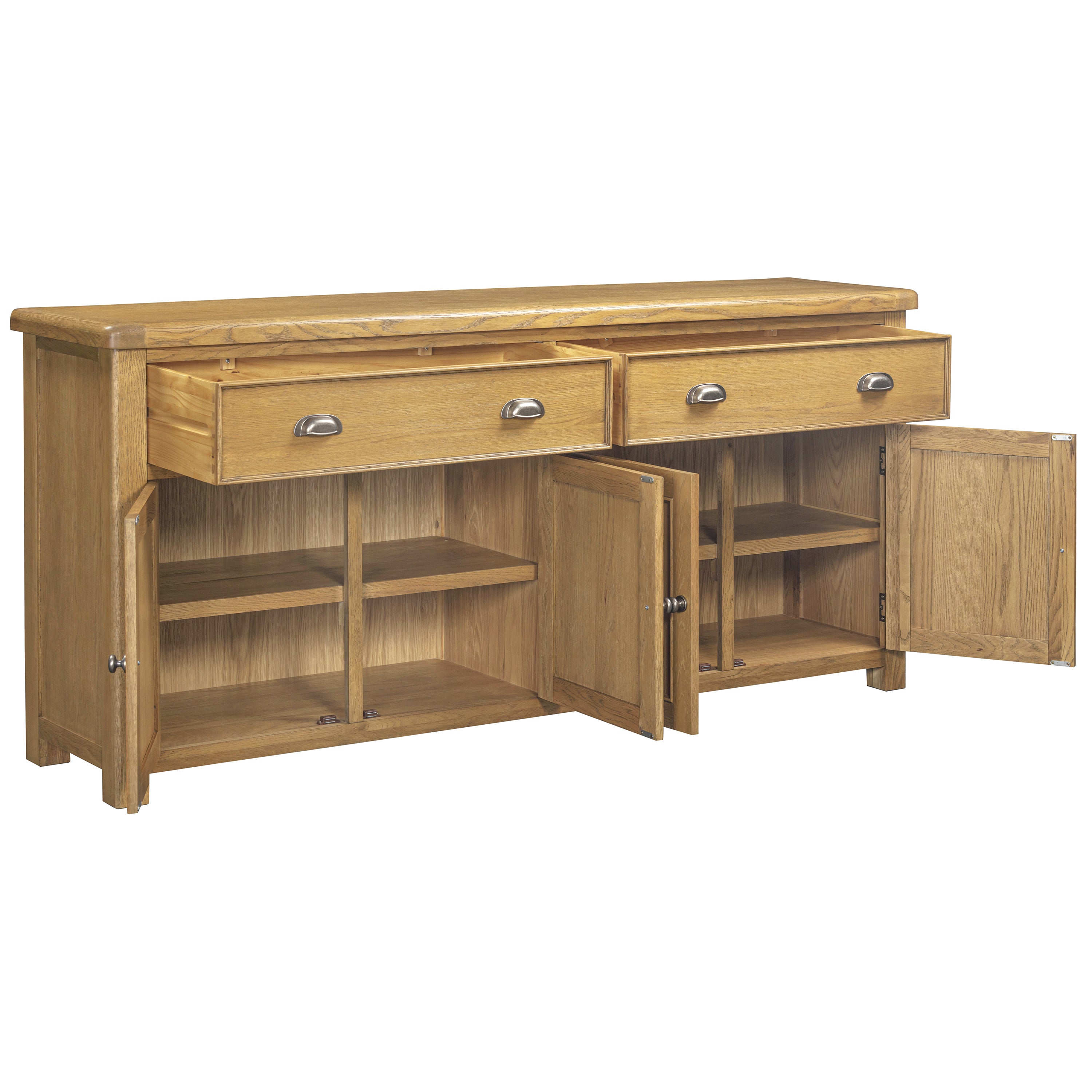 Dorchester Oak 4 Door Sideboard