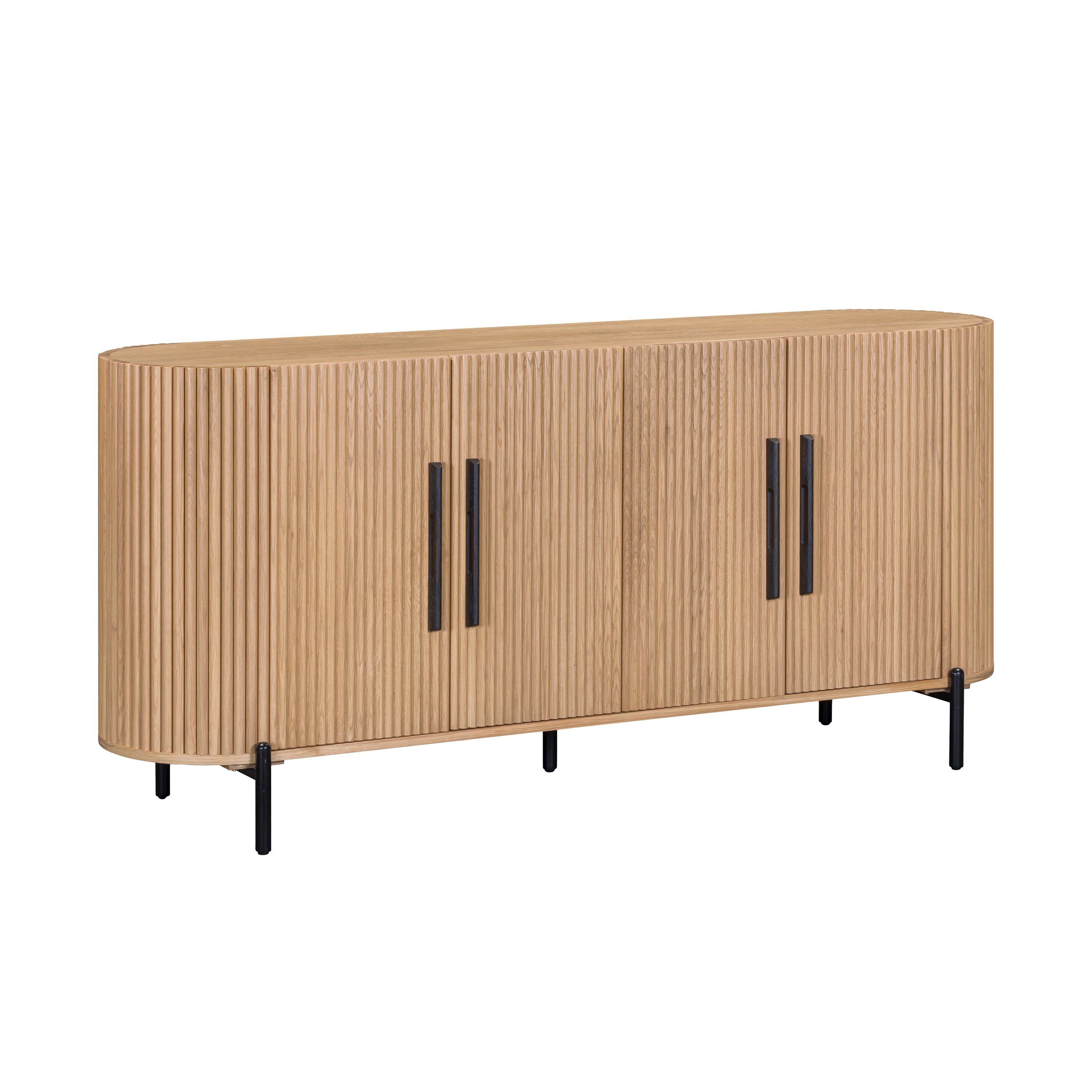 Stockholm Curved Sideboard 4 Door