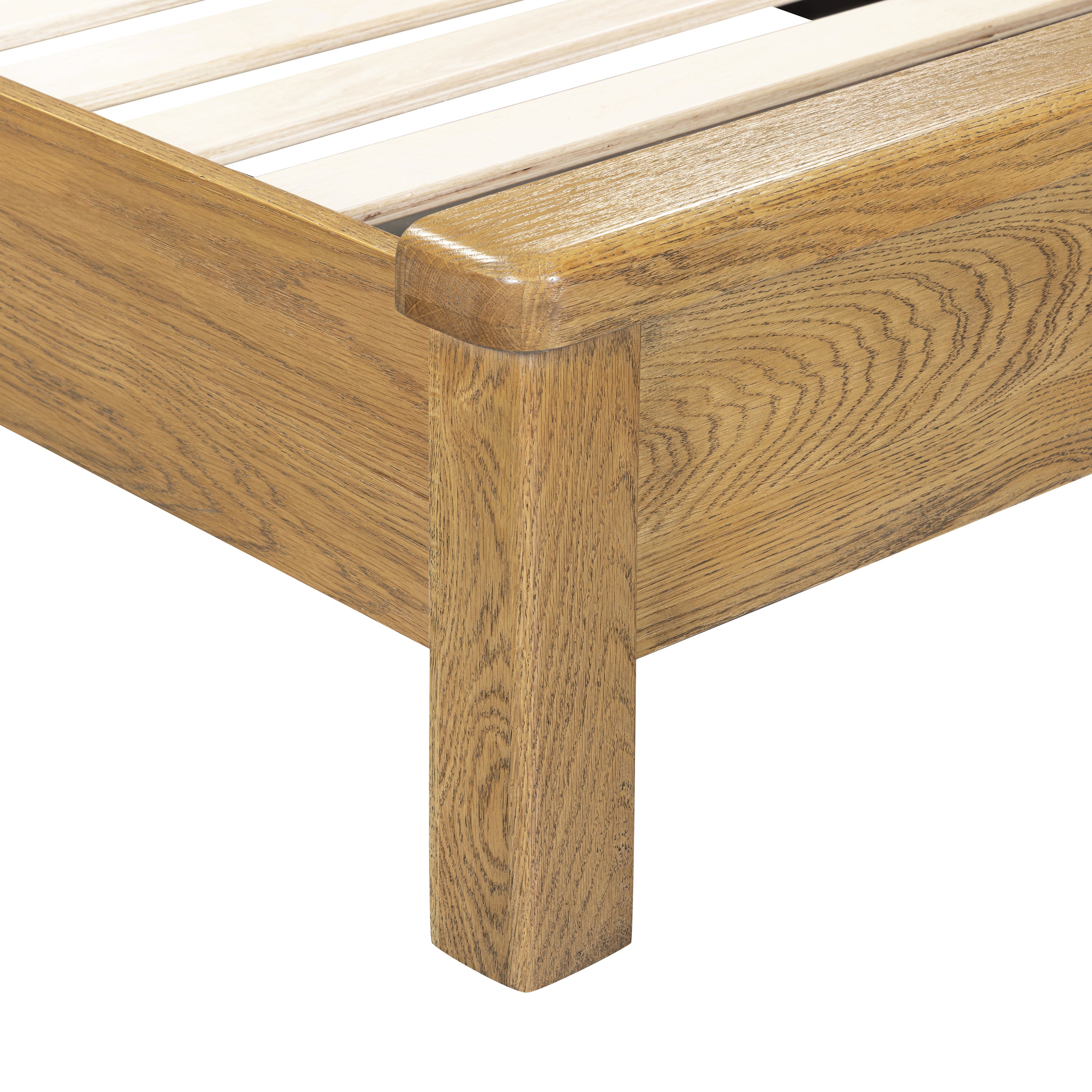 Dorchester Oak 4'6 Low End Bed