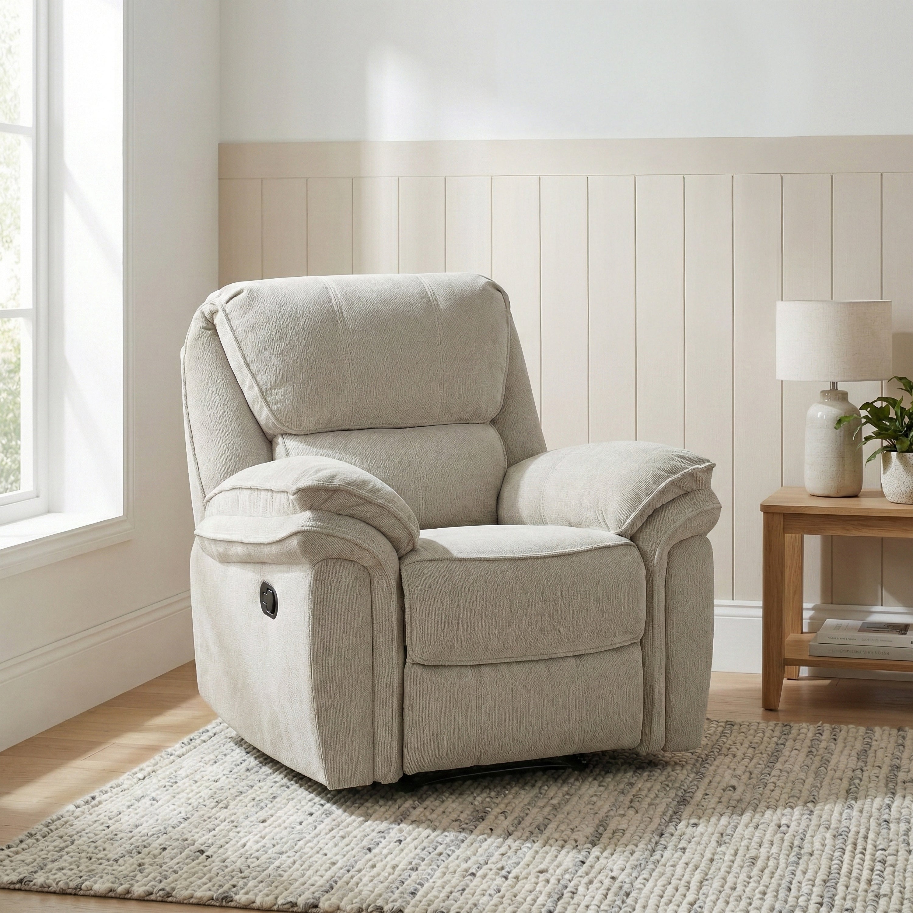 Westbury Chair Manual Recliner Beige