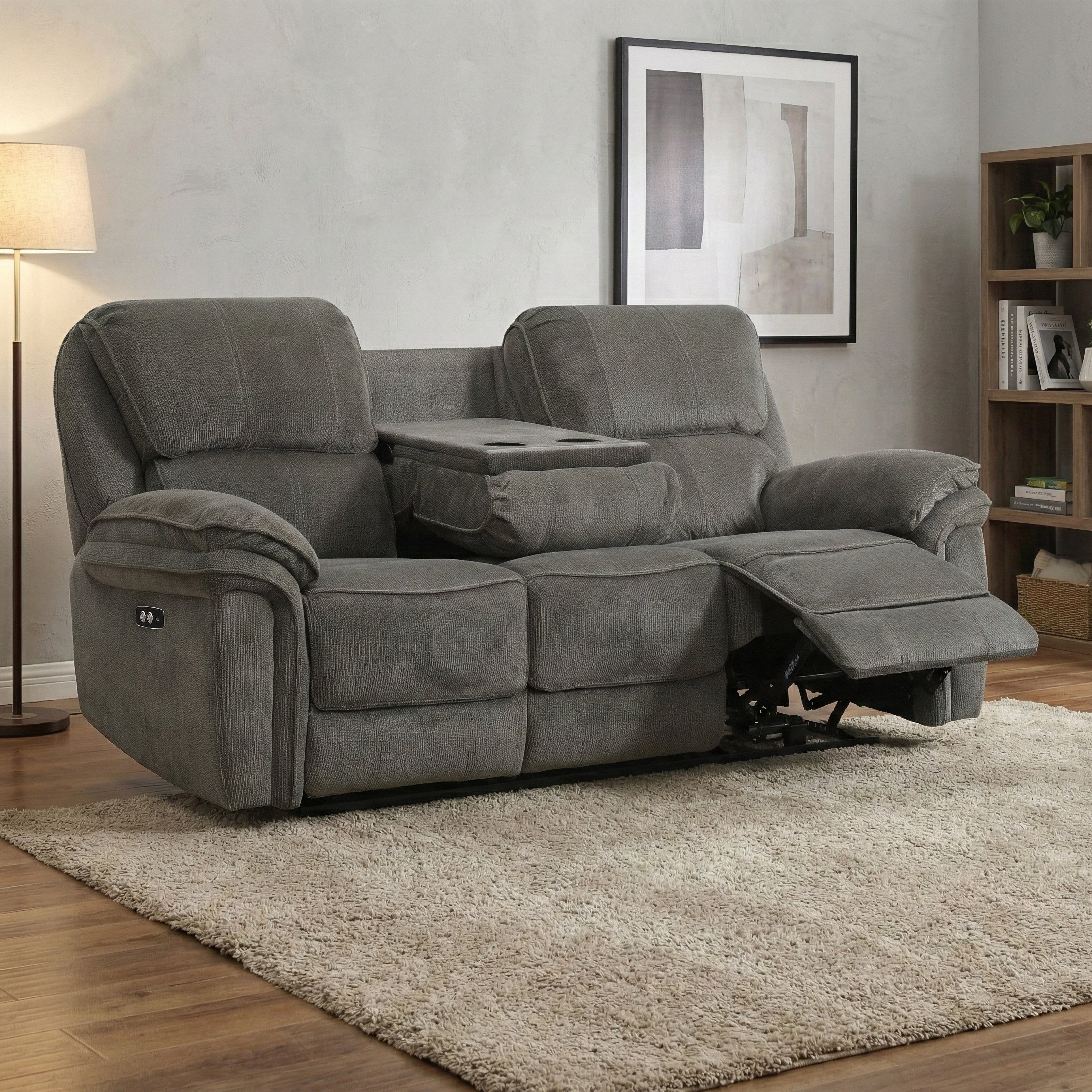 Westbury 3 Seater Electric Recliner Stone