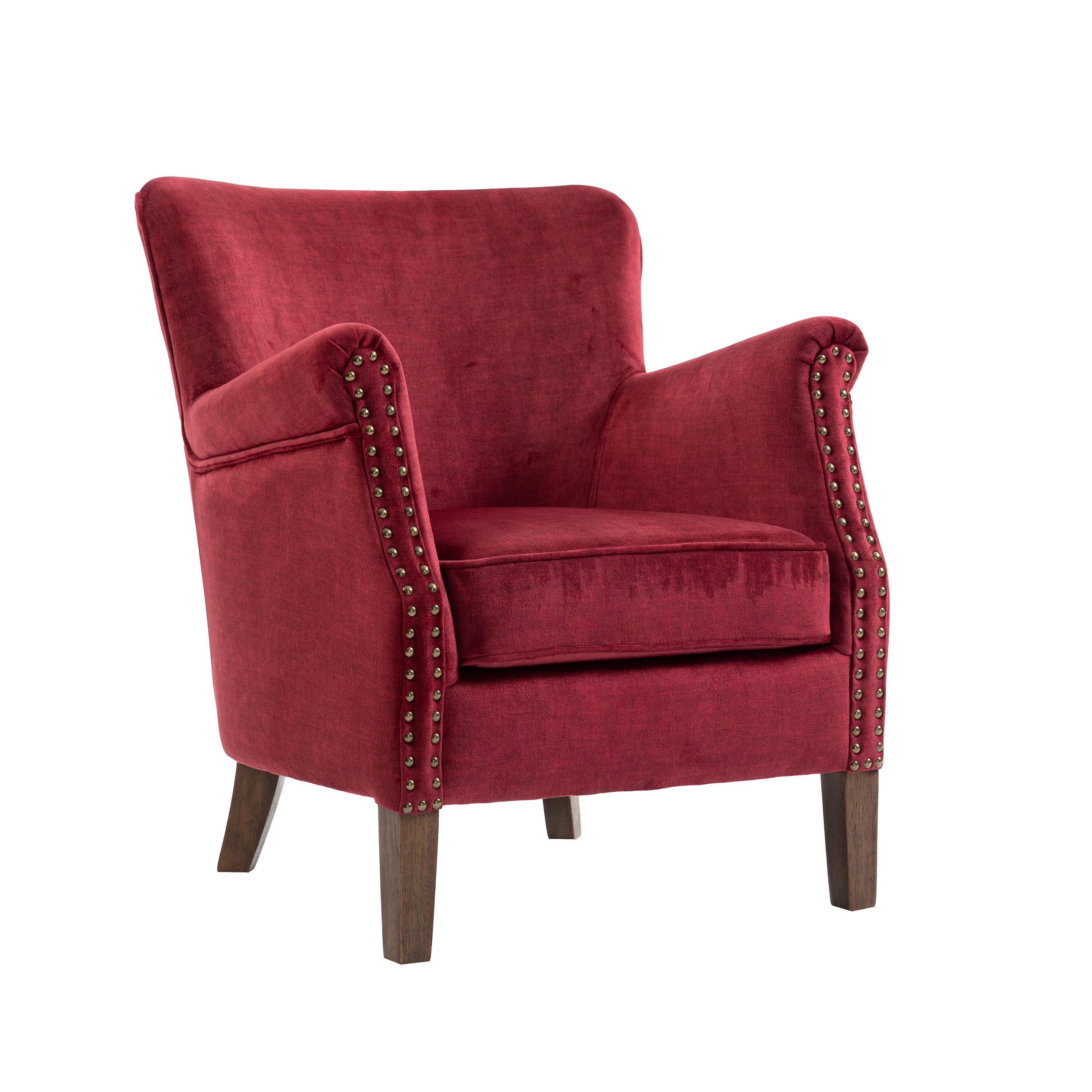 Harlow Armchair Vogue – Bordeaux Fabric Accent Chair