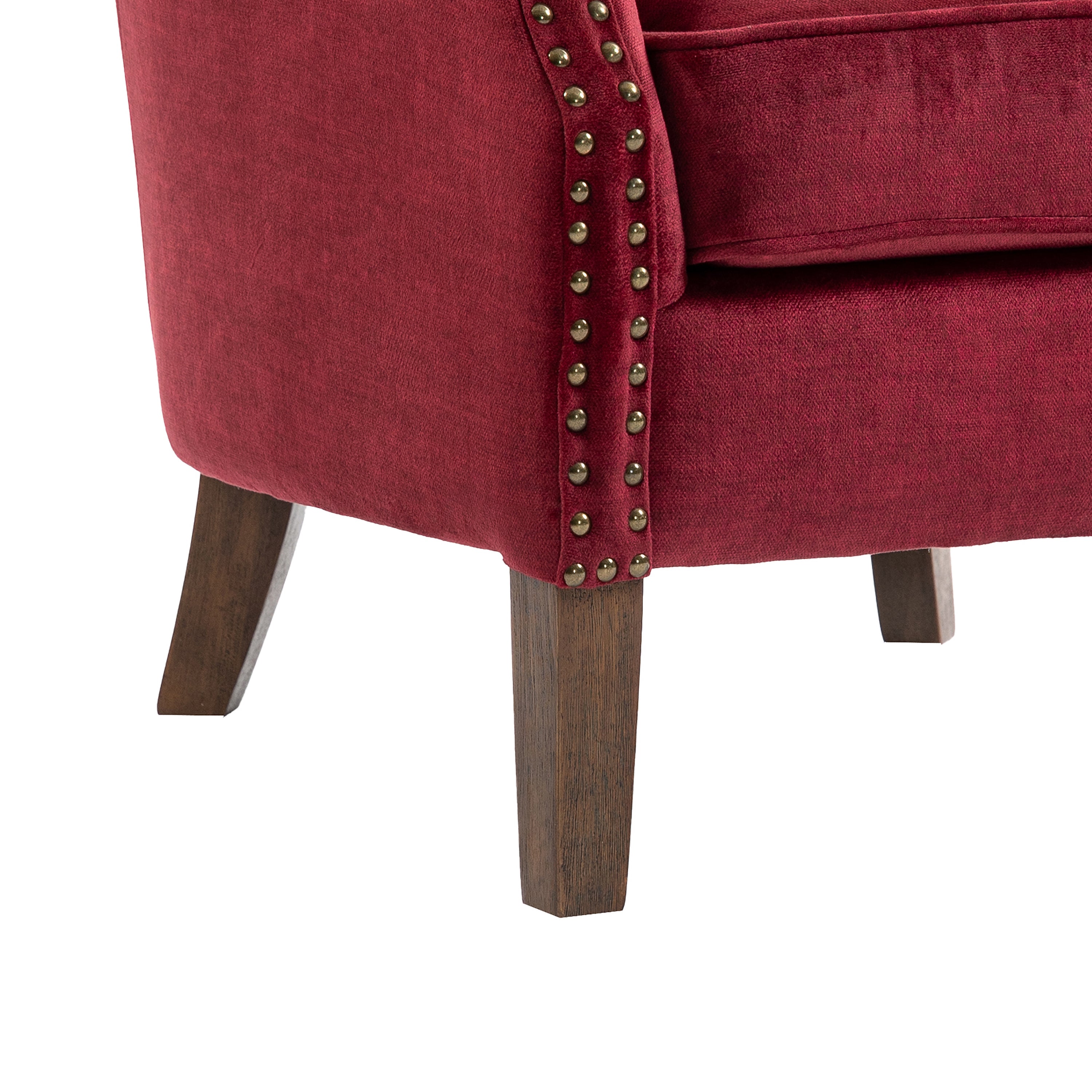 Harlow Armchair Vogue – Bordeaux Fabric Accent Chair