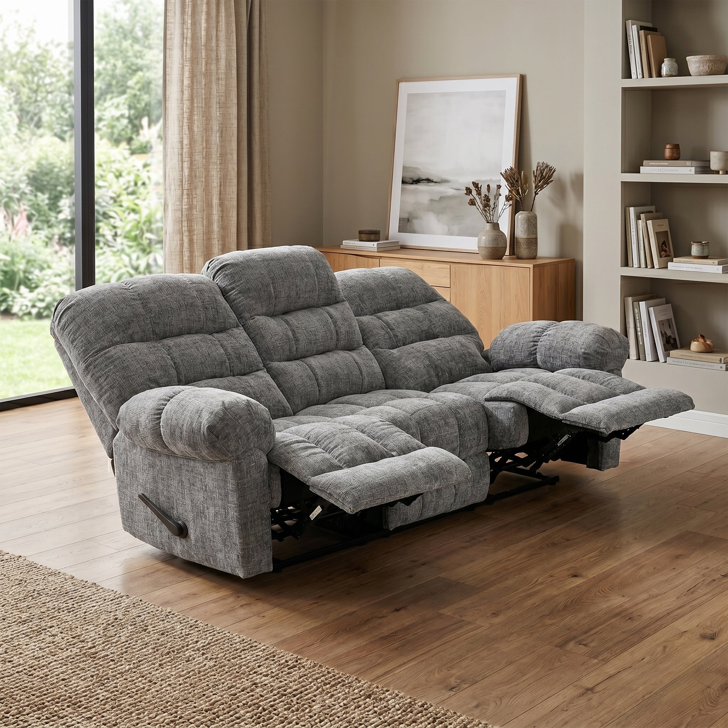 Cloud 3 Seater Recliner Graphite
