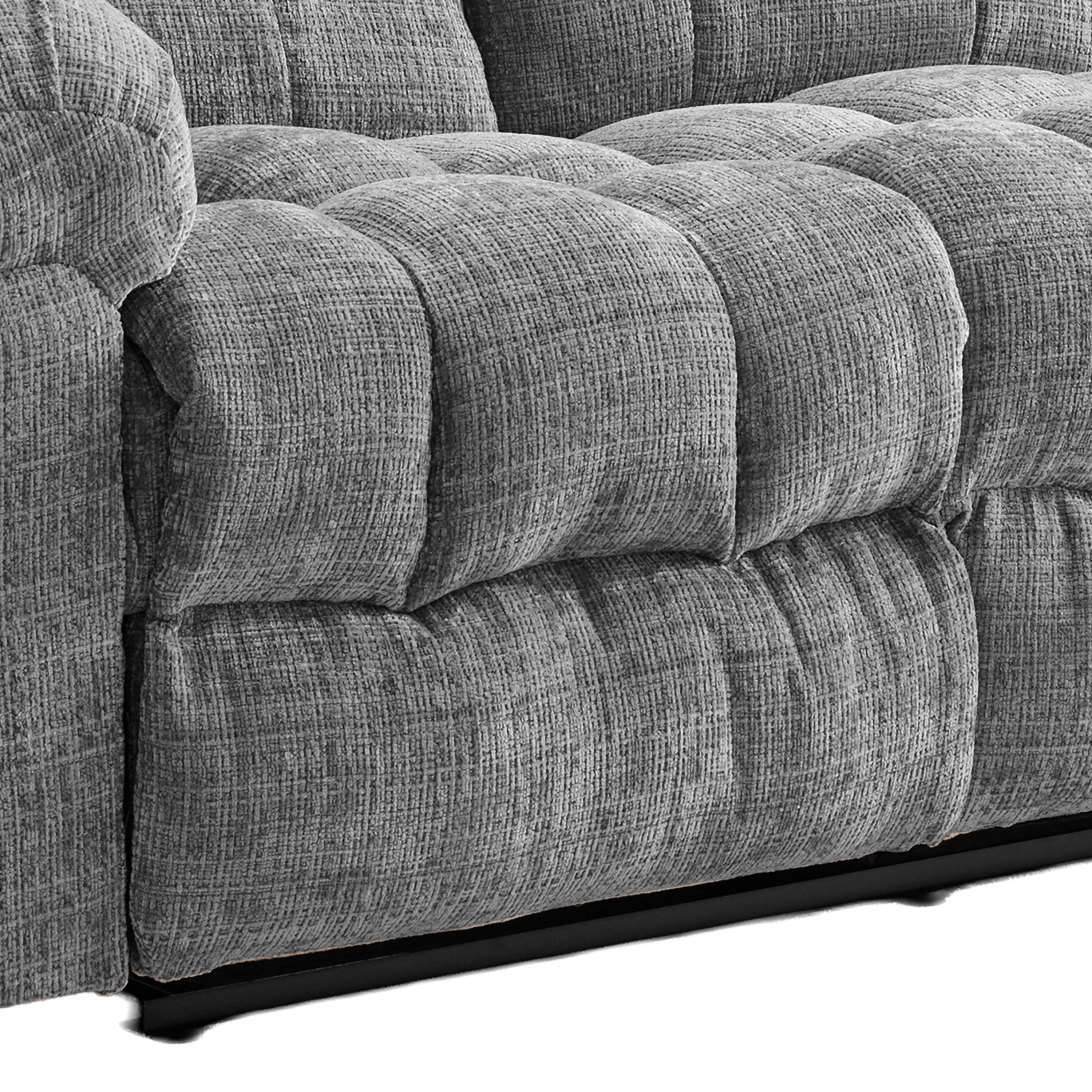Cloud 3 Seater Recliner Graphite