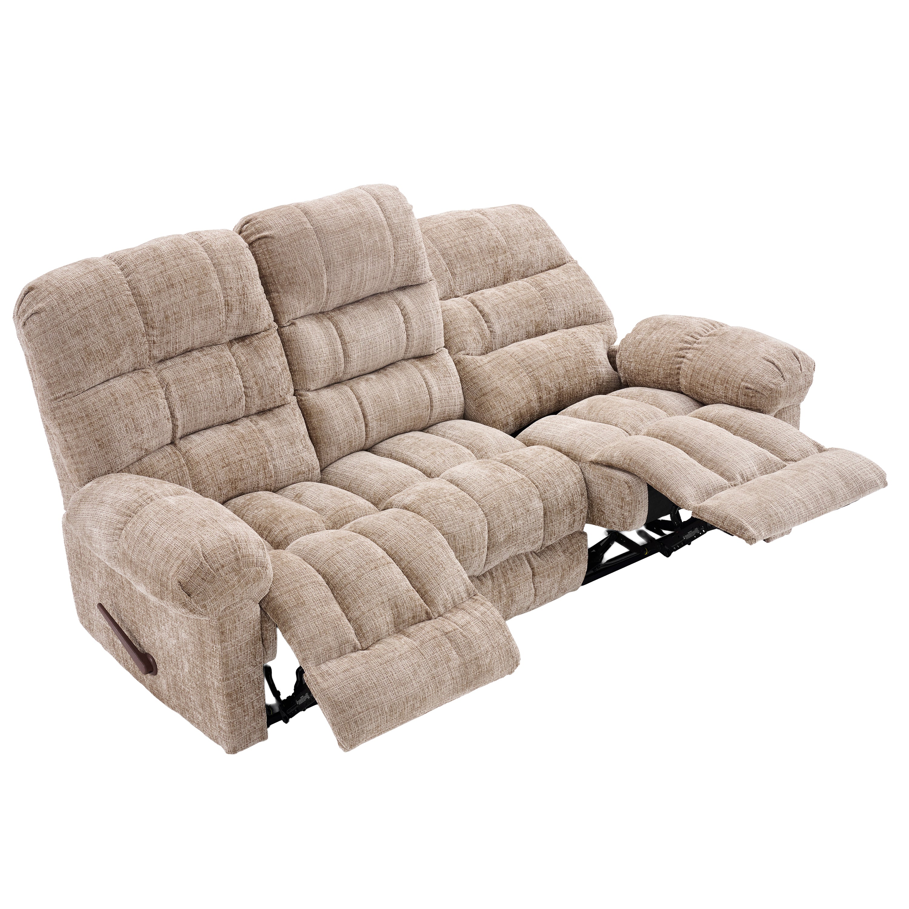 Cloud 3 Seater Recliner Beige