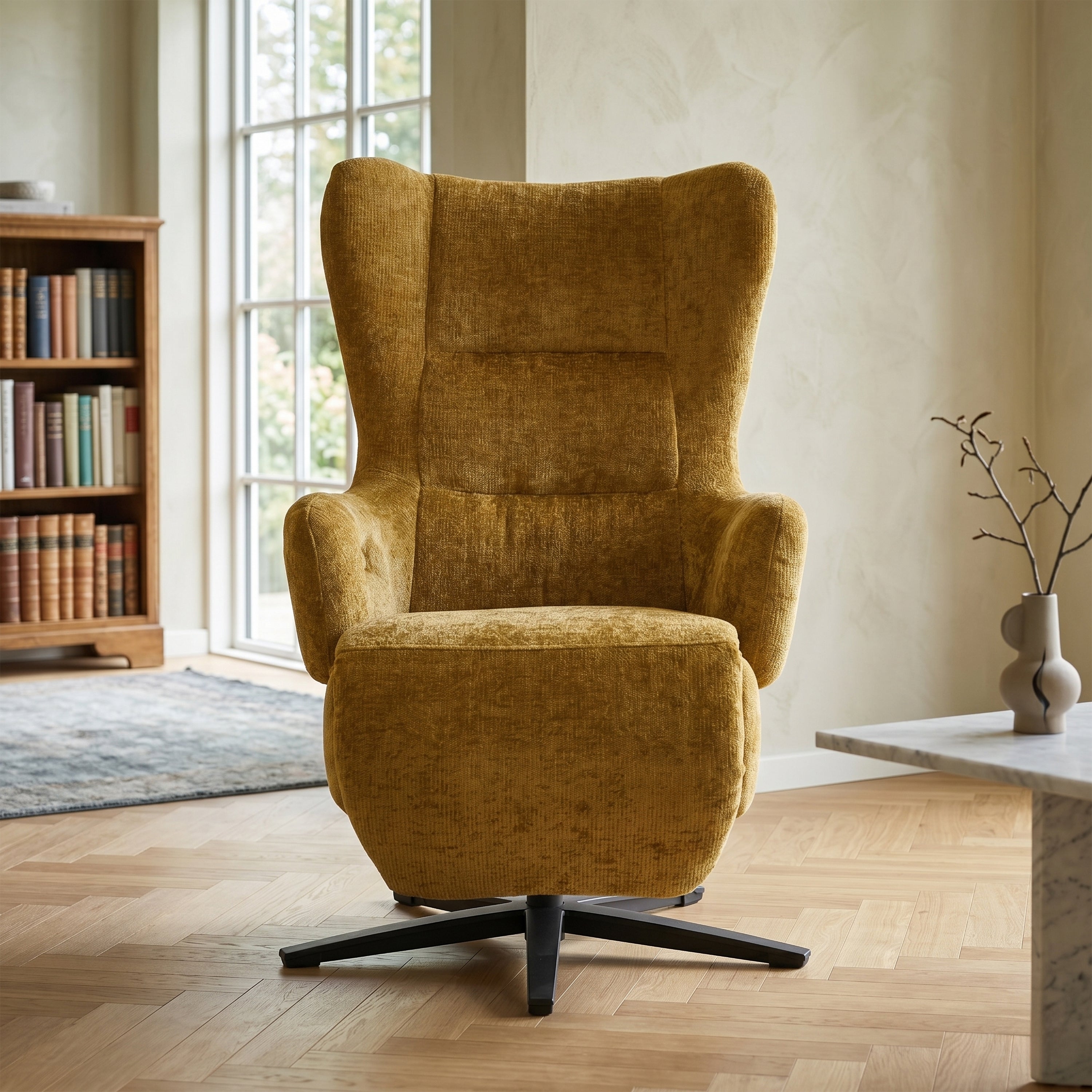 Elevate Lounge Chair Mustard