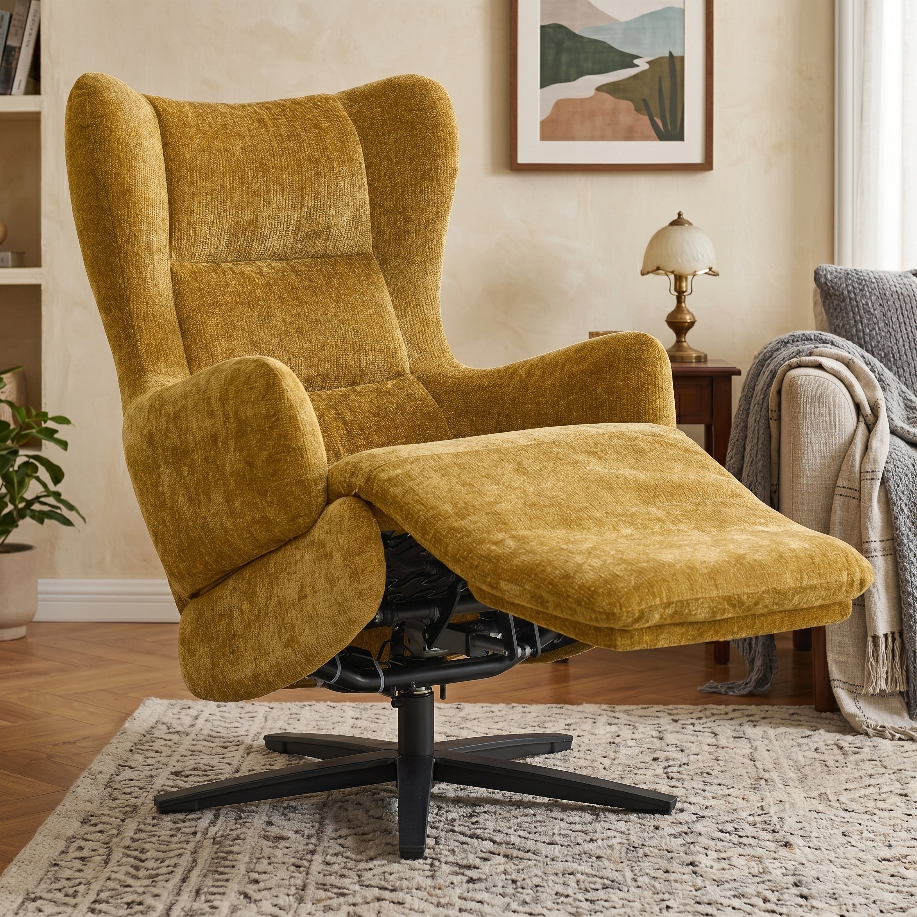 Elevate Lounge Chair Mustard