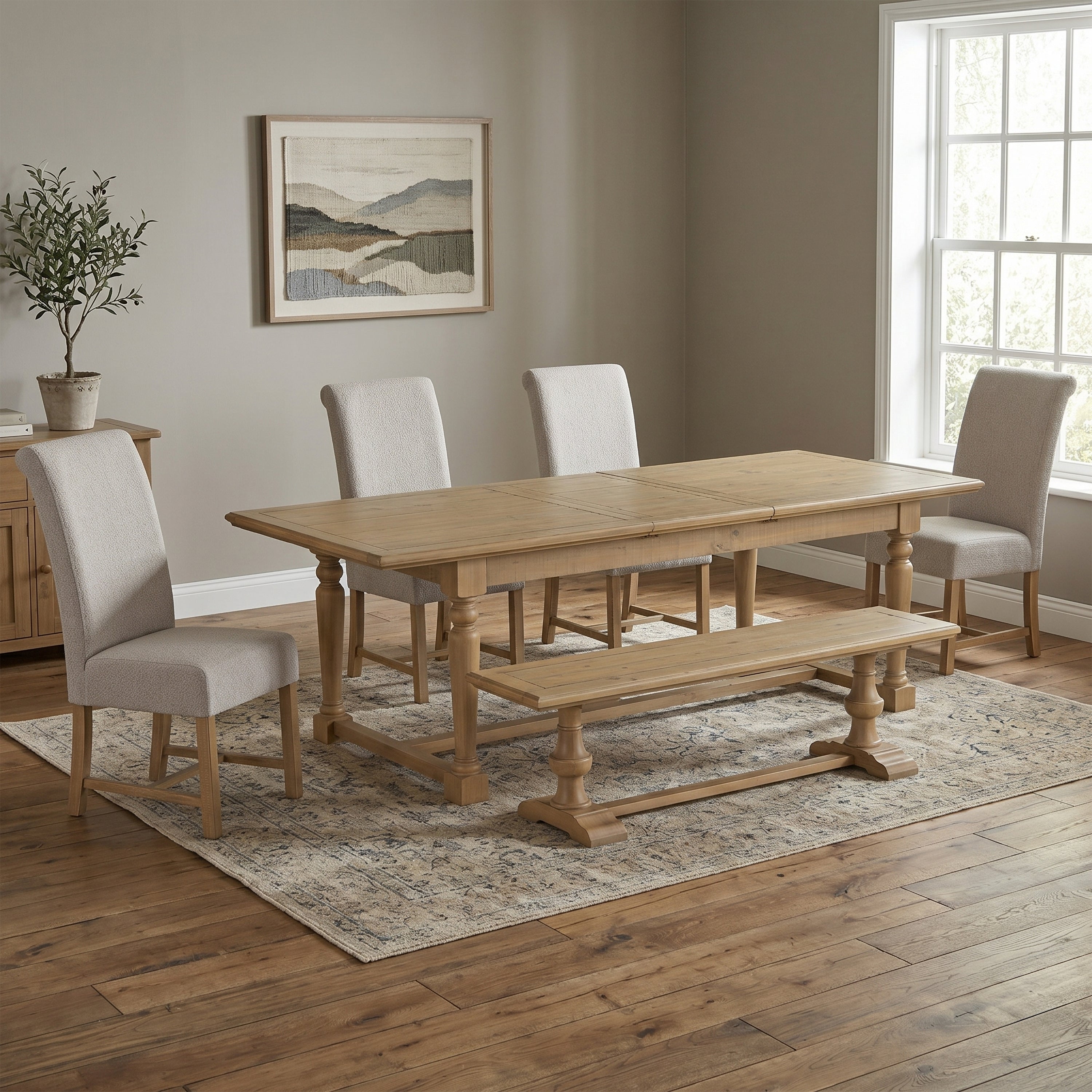 Chateau Rustic  200/250cm Dining Set