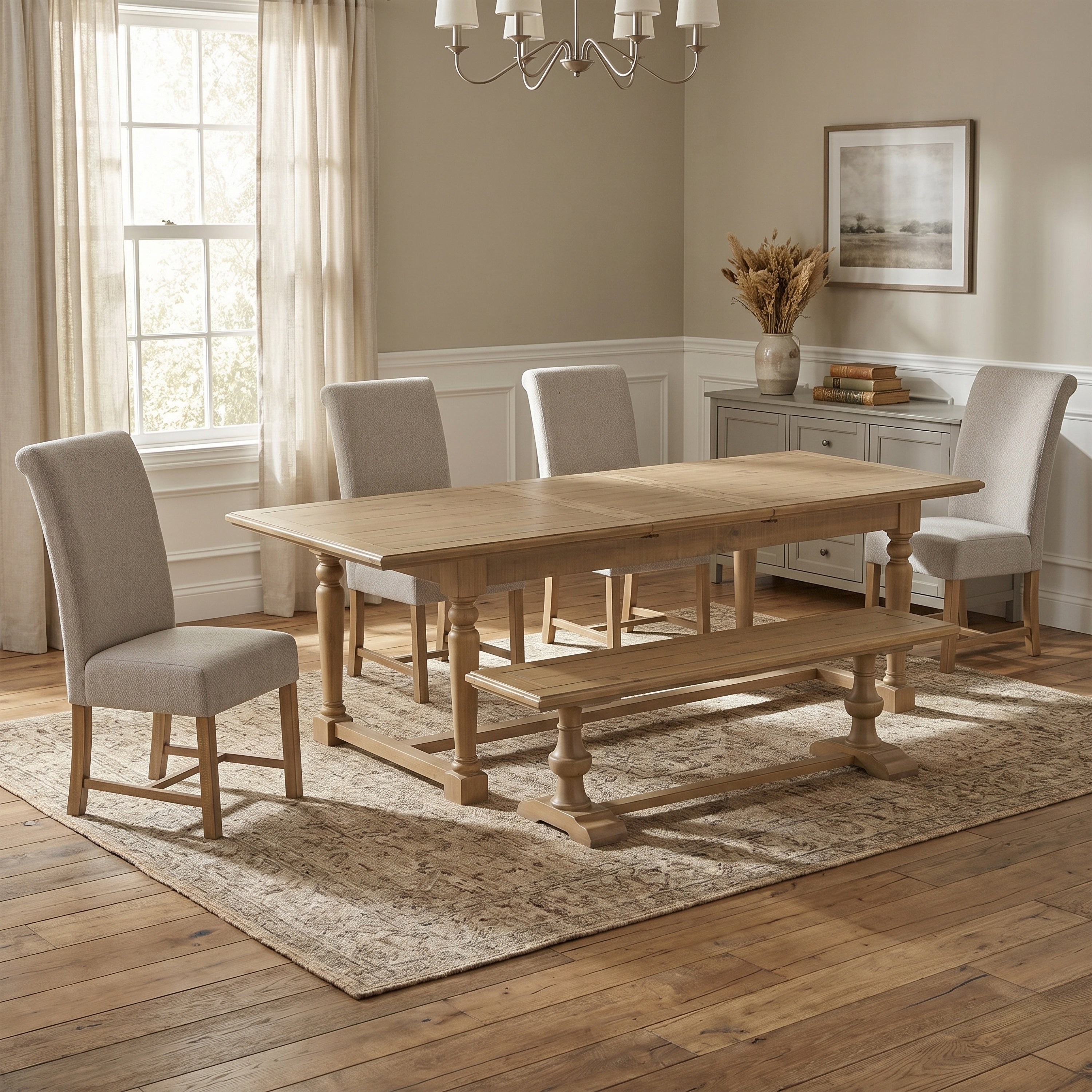 Chateau Rustic  200/250cm Dining Set