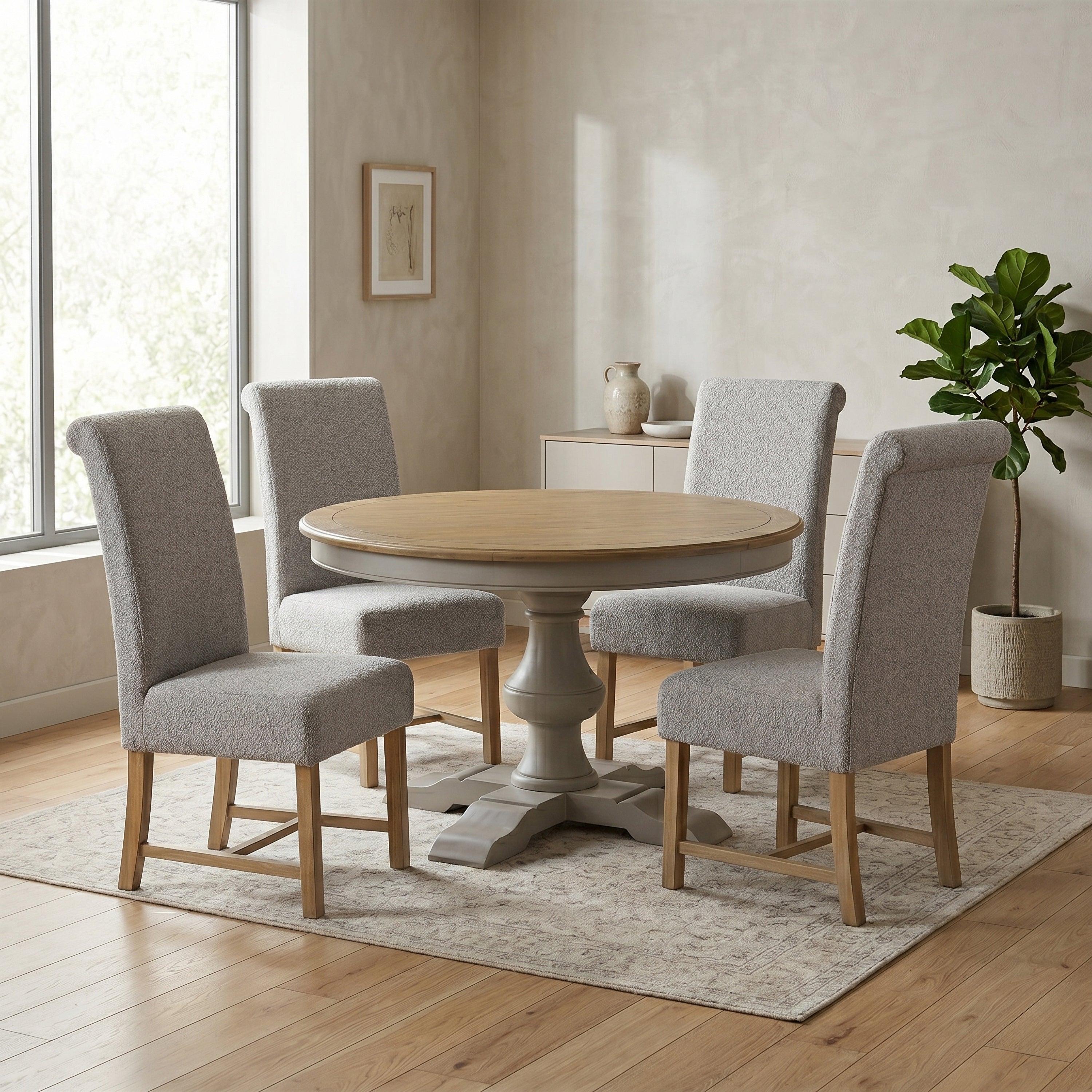 Chateau Painted Round 120cm Round Dining Set