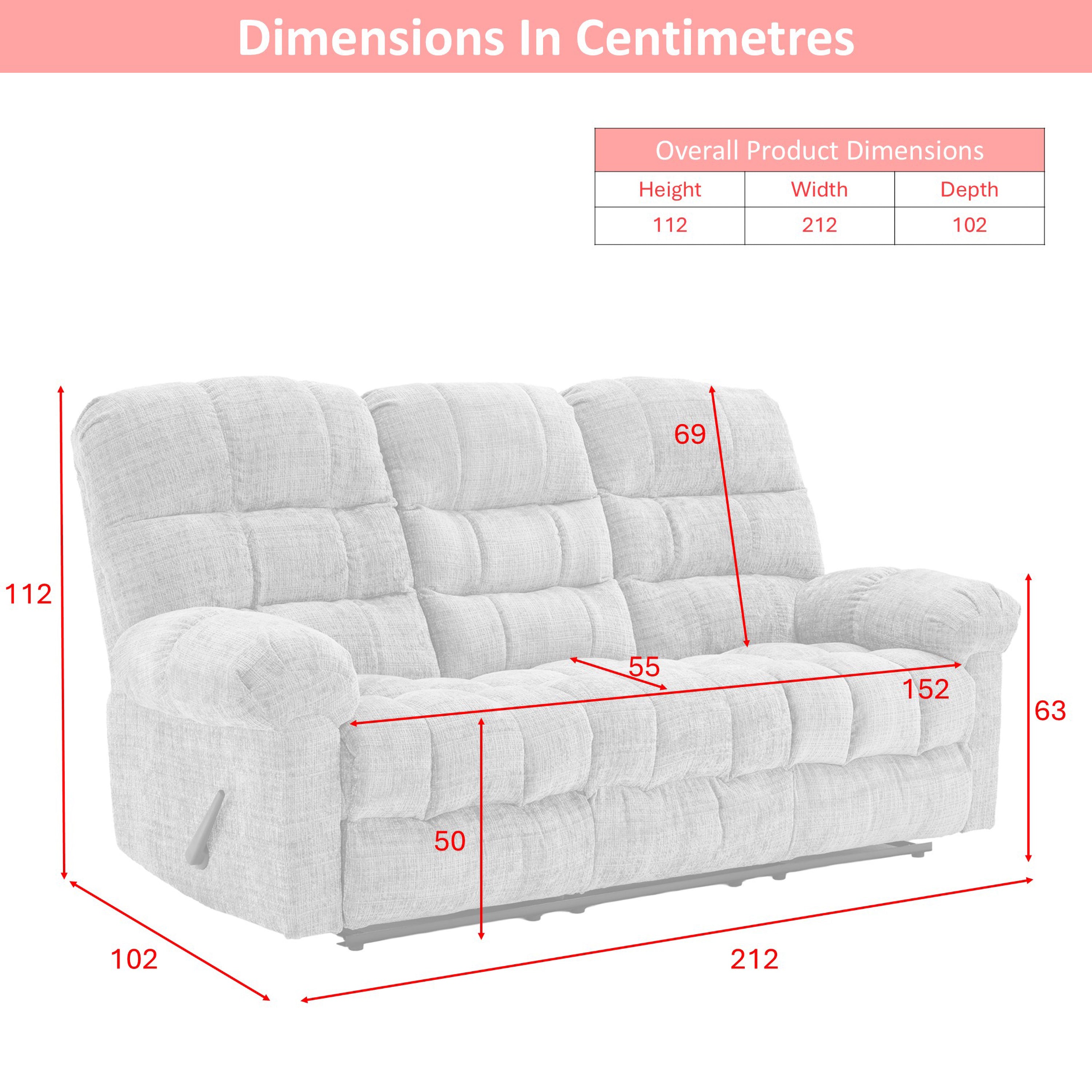 Cloud Recliner 3+2 Suite Beige