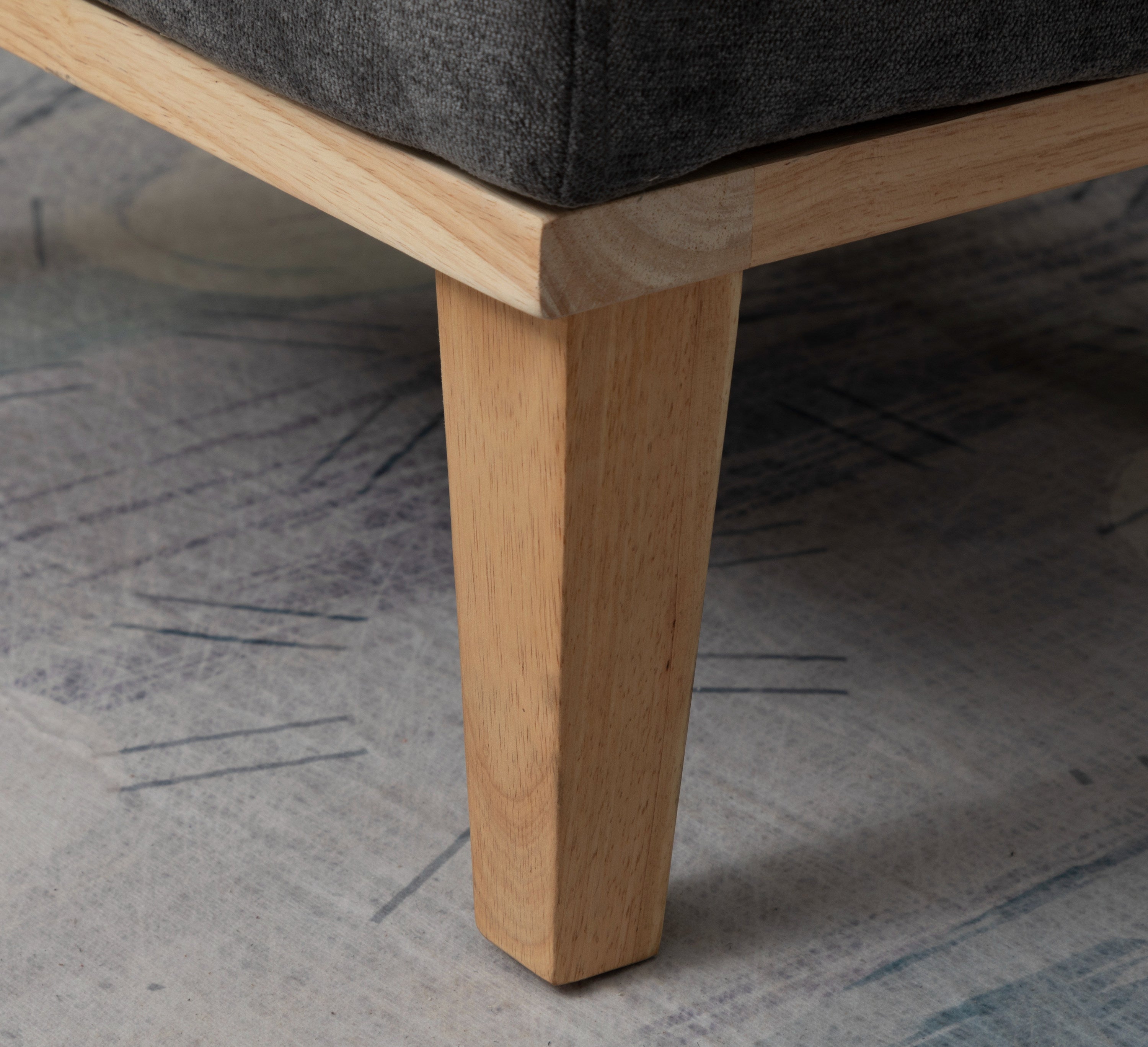 Chair + Footstool 1986 Dark Grey