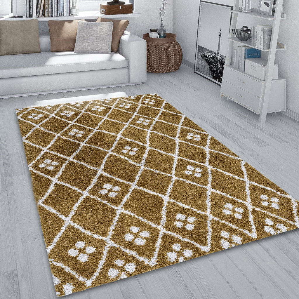 Milo Mustard Rug 120x170cm - Fast Express Delivery in 3-5 Days
