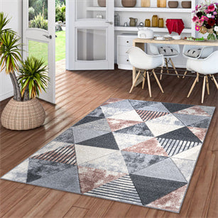 Mason Rug 107 Grey Pink M 120 x 170 EXPRESS DELIVERY 3-5 DAYS