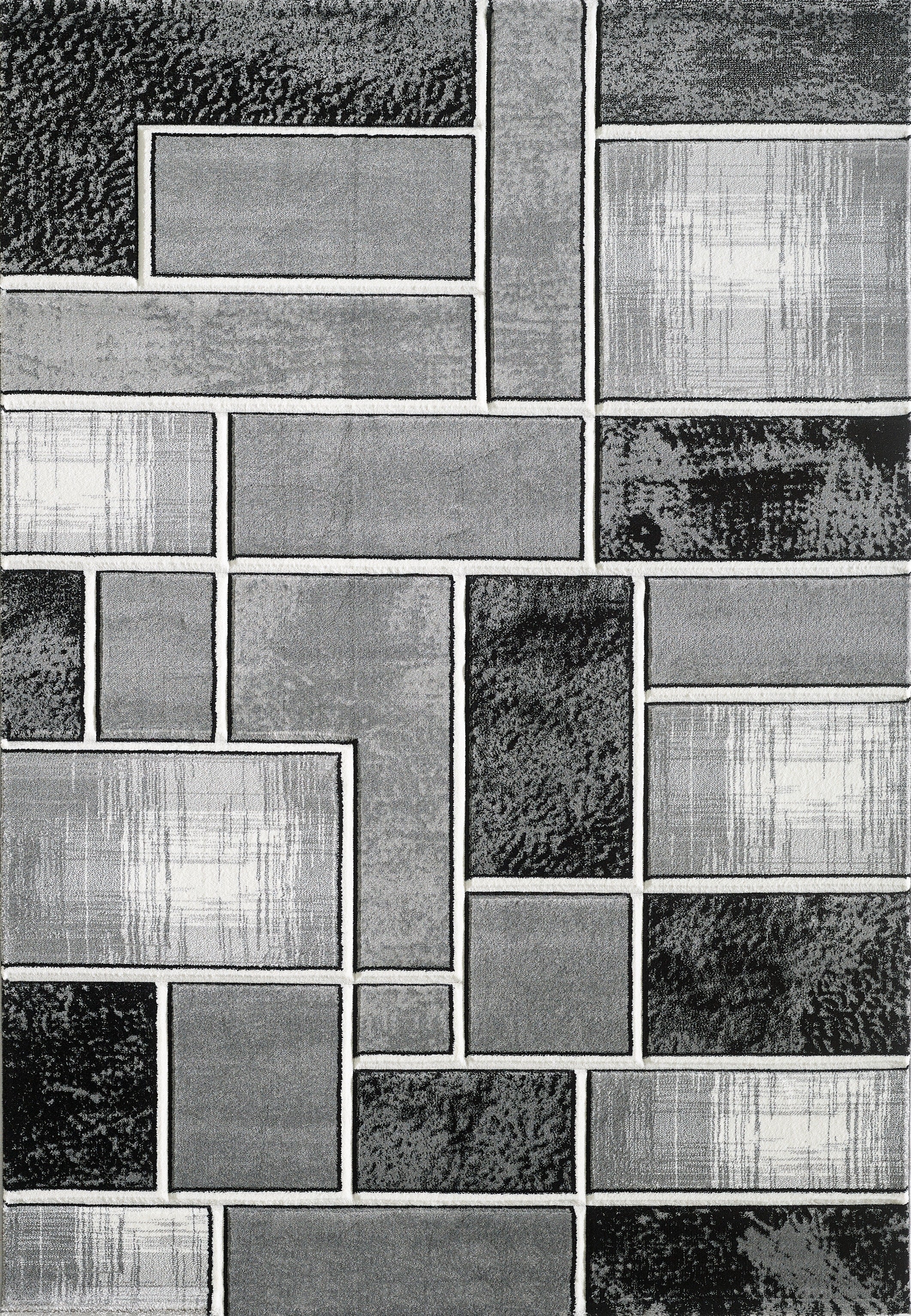 Lagos Rug Grey Black M 120 x 170 EXPRESS DELIVERY 3-5 DAYS