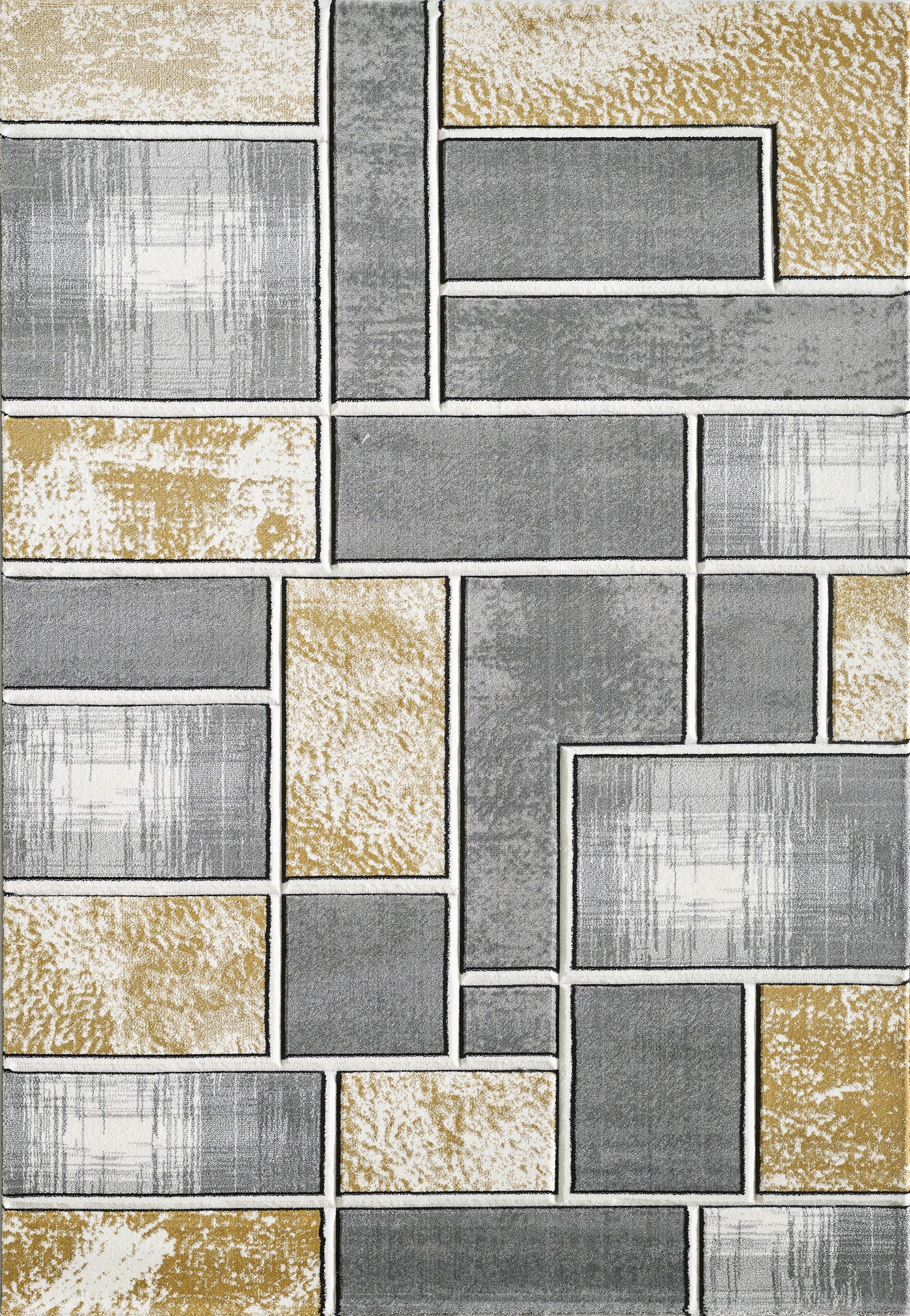Lagos Rug Grey Gold L 160 x 220 EXPRESS DELIVERY 3-5 DAYS