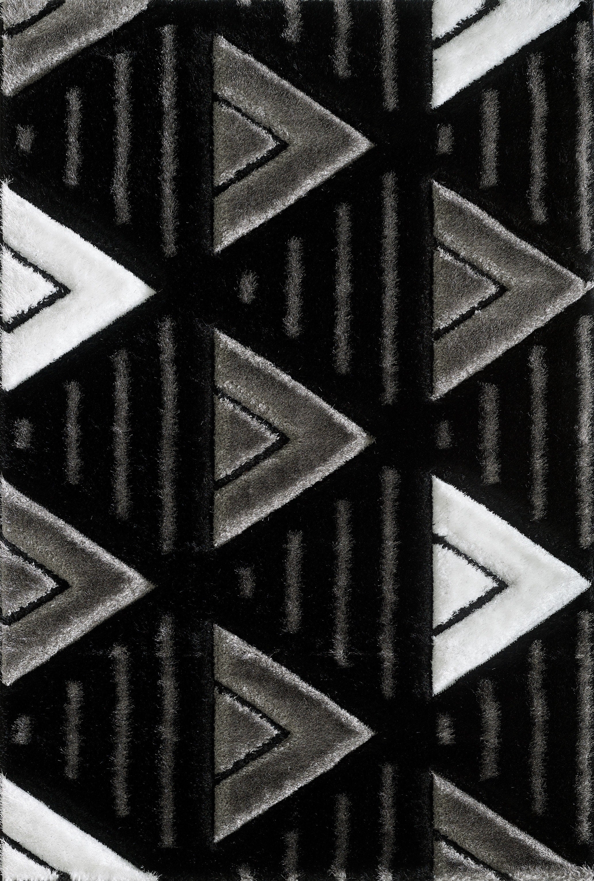 Venus Rug Black Grey M 120 x 170 EXPRESS DELIVERY 3-5 DAYS