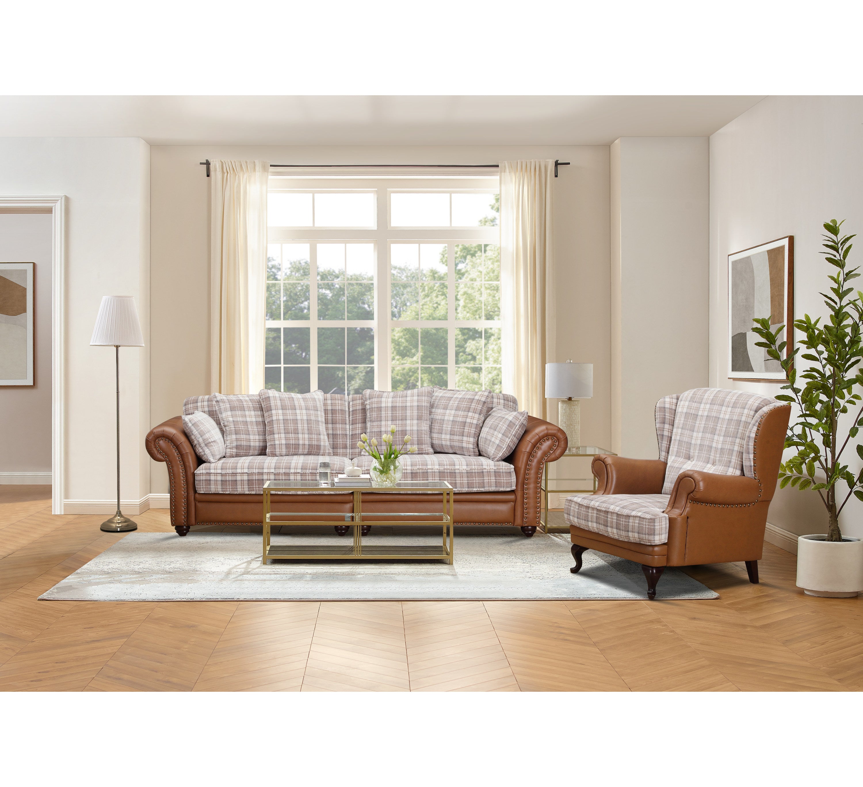 Imperial Fabric Wingchair