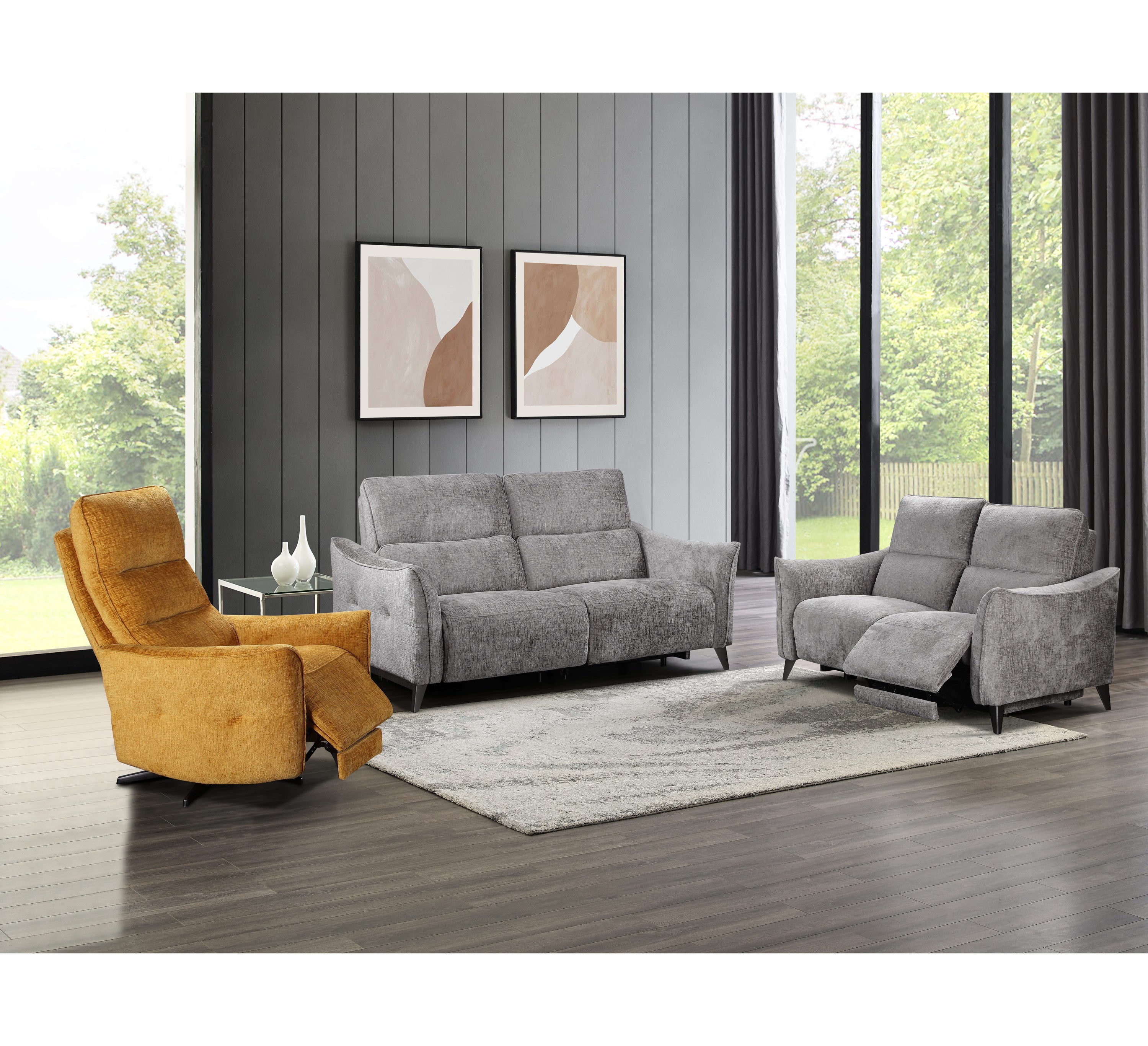 Sofia 1 Seater Grey