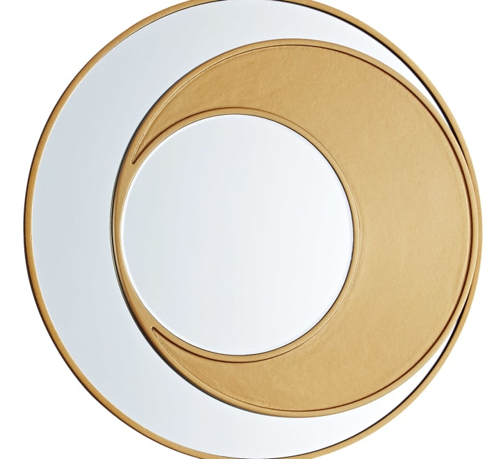GD004 Circular Mirror – 60x60cm with Gold Frame