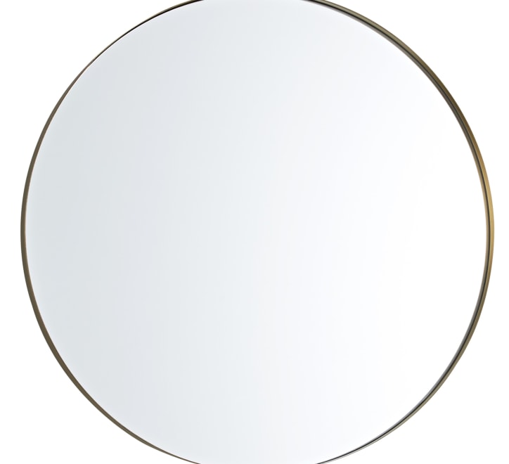 GD010 Circular Mirror – 60x60cm Gold Framed