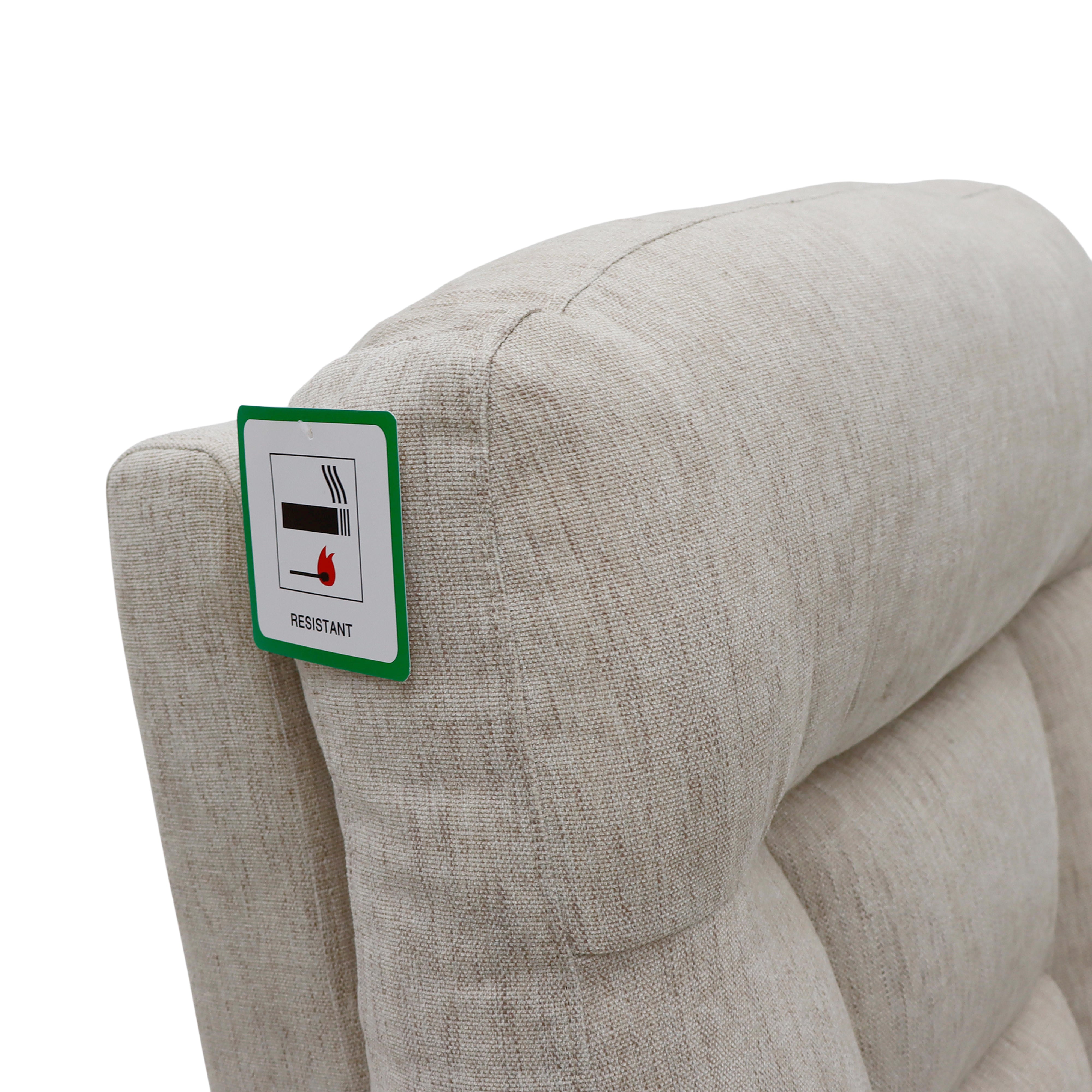 Astoria Dual Motor Lift & Tilt Chair – Beige Fabric with USB Charger