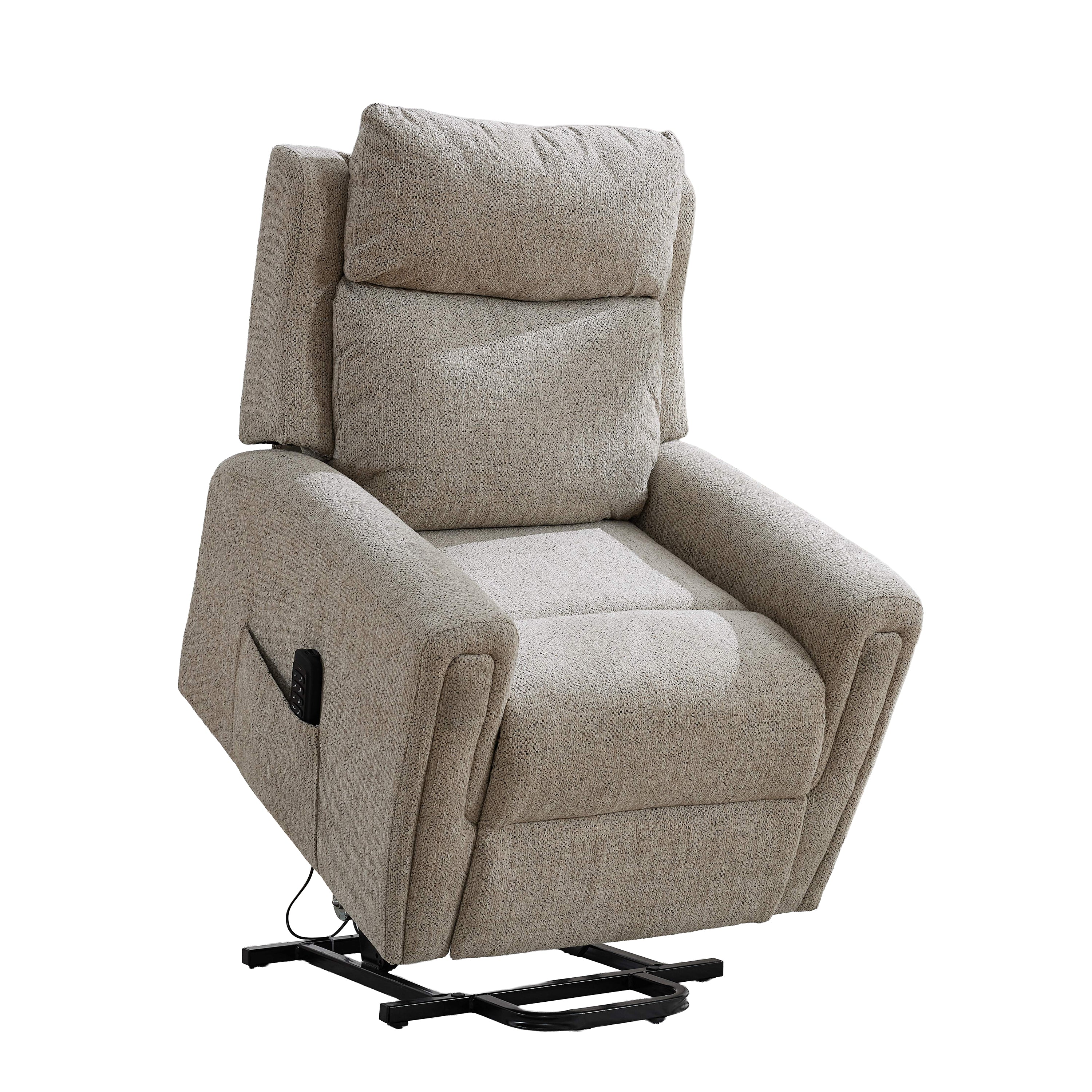 Mayfair Quad Motor Lift & Tilt Chair – Beige Ergonomic Design