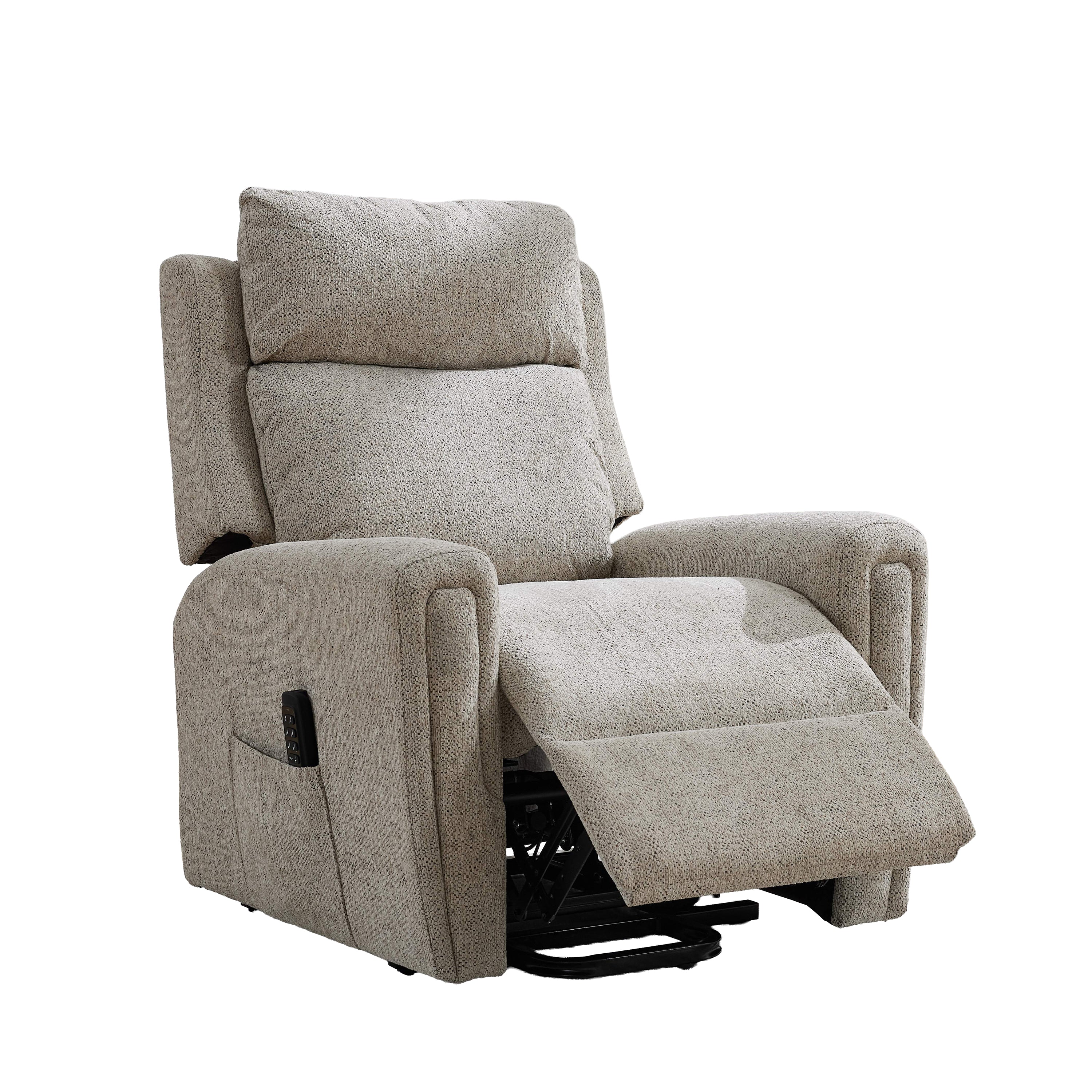 Mayfair Quad Motor Lift & Tilt Chair – Beige Ergonomic Design