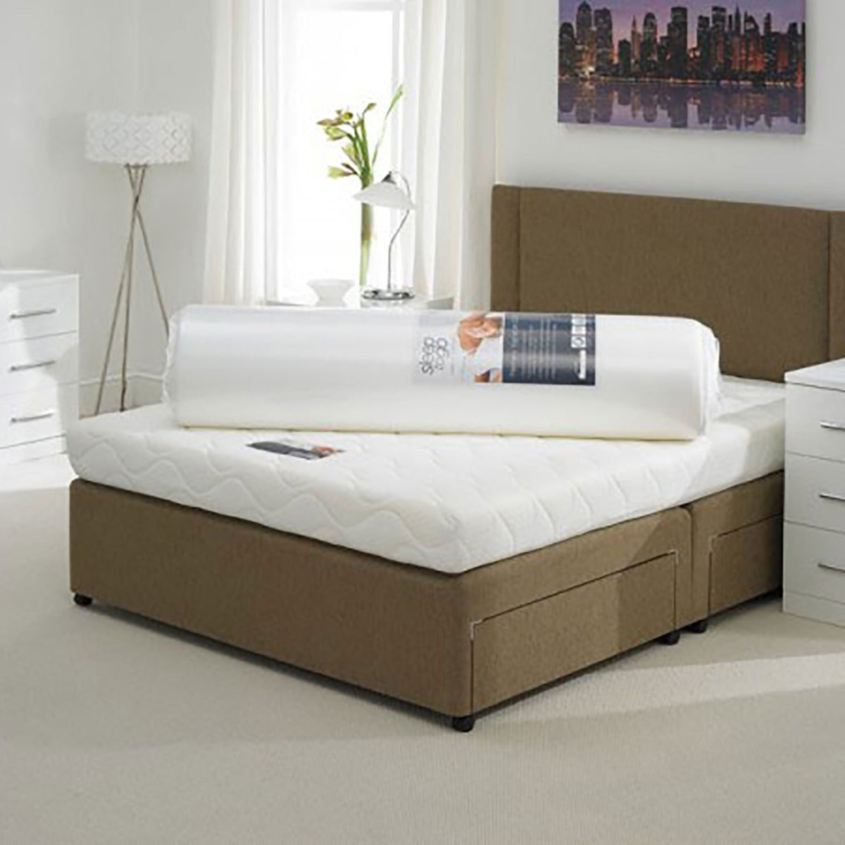 KAYMED Sleep To Dream Comfifoam Single 90cm Roll Up Mattress - Ideal for Kids, Guest Beds & Students