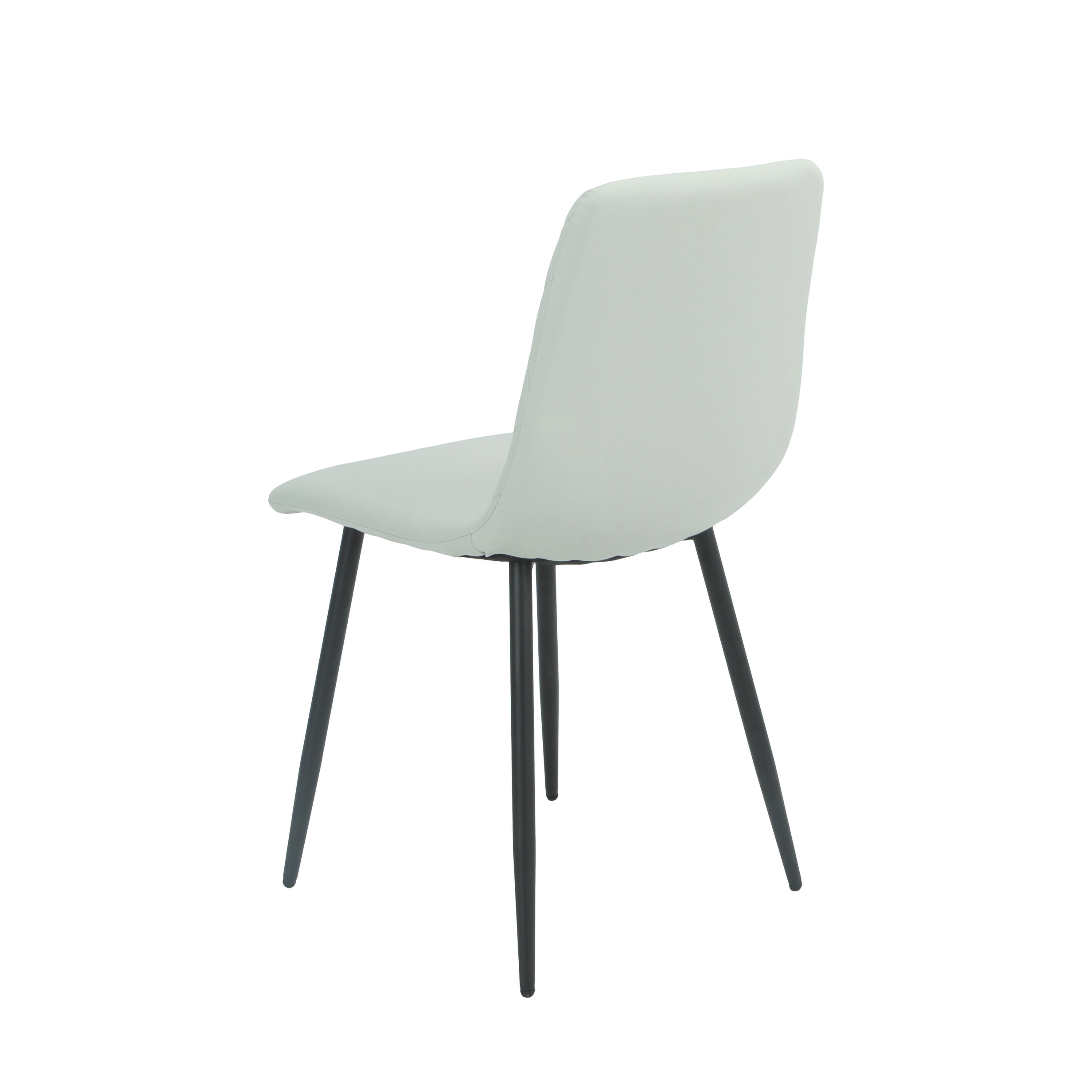 Argenta 90cm Dining Set - Light Grey Chairs