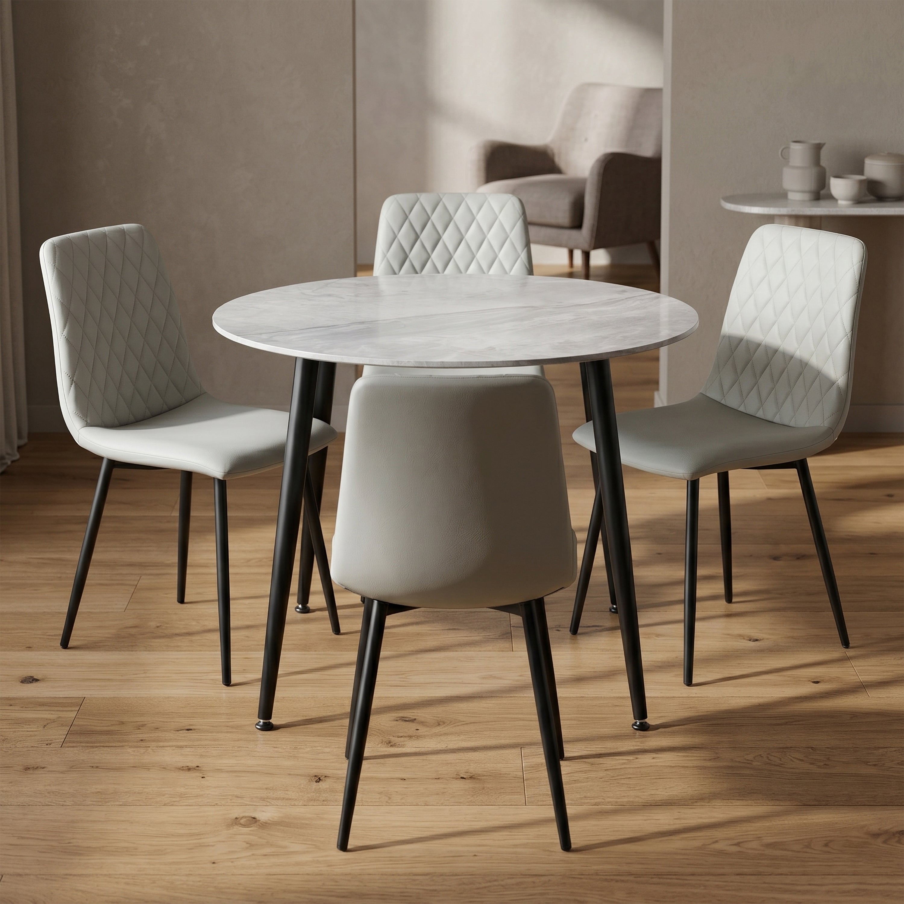 Argenta 90cm Round Dining Table